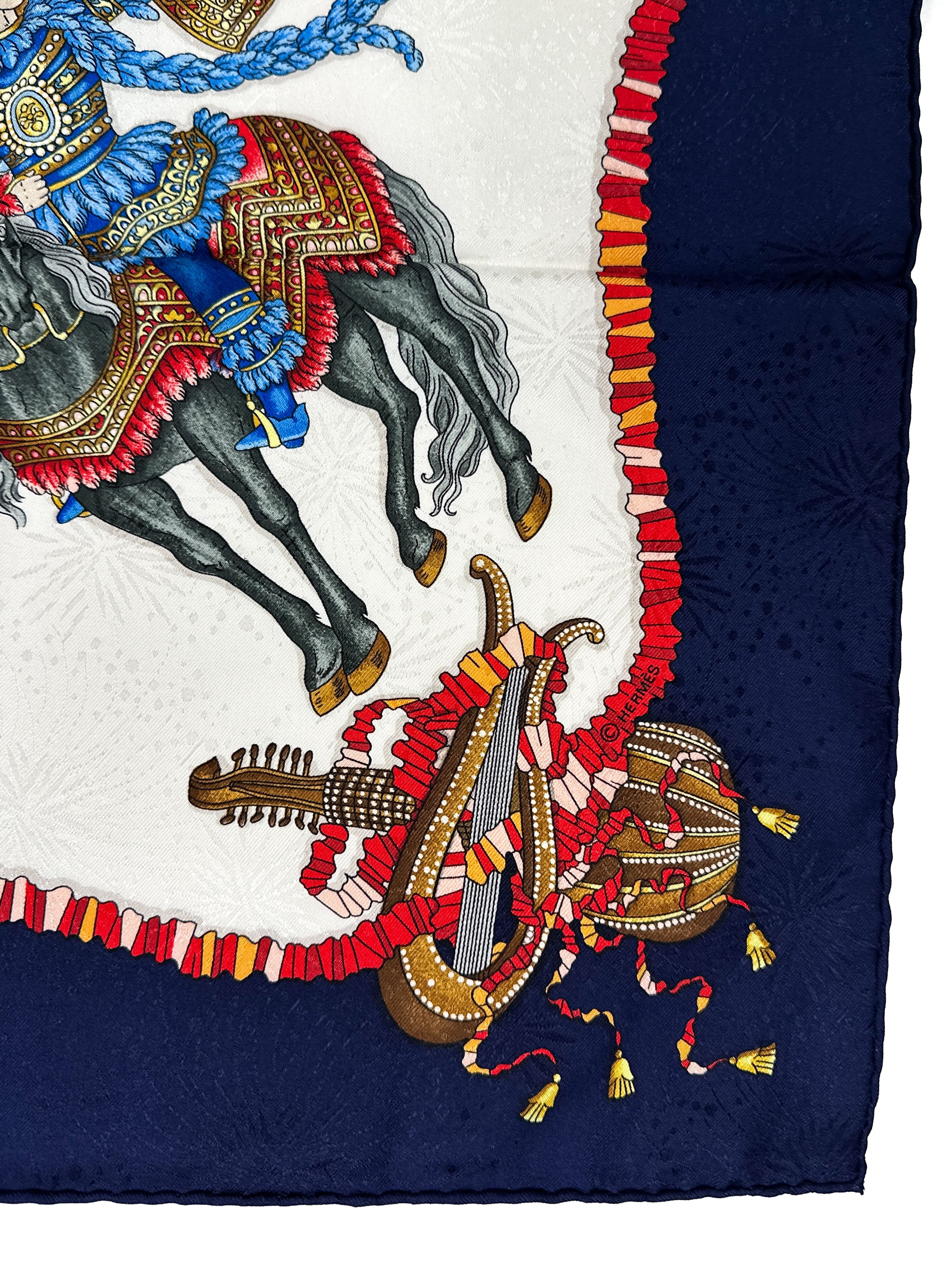 Hermès Les Fêtes du Roi Soleil Jacquard 90