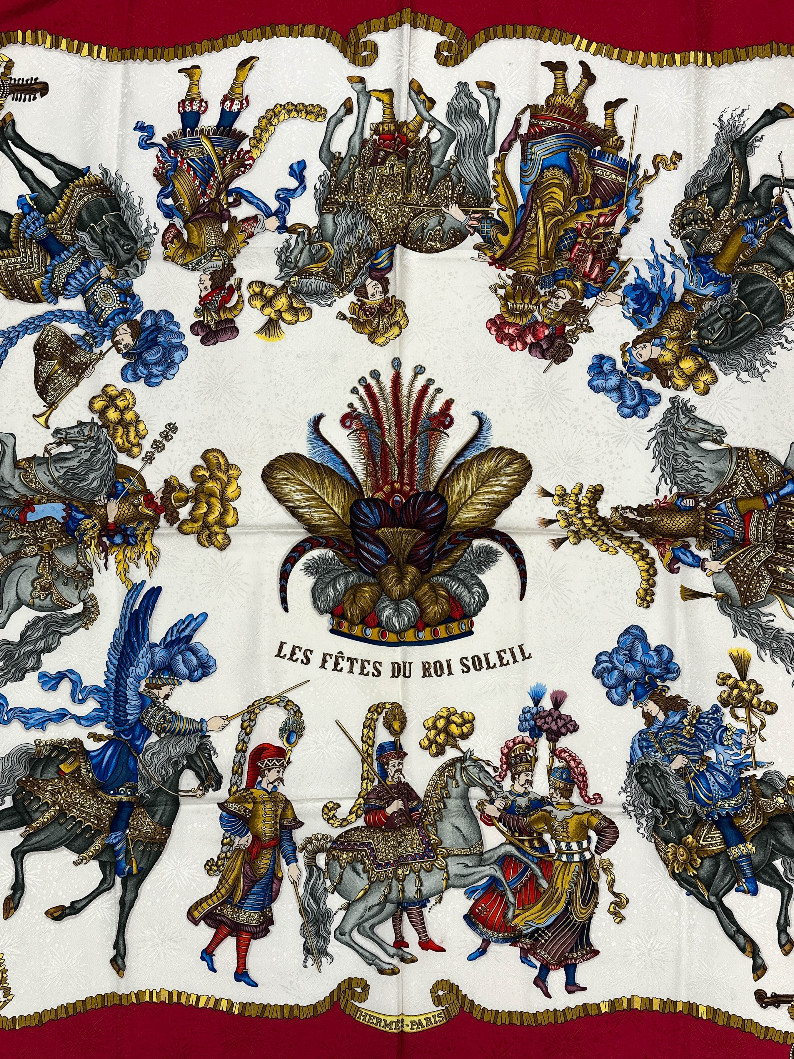 Hermès Les Fêtes du Roi Soleil Jacquard 90