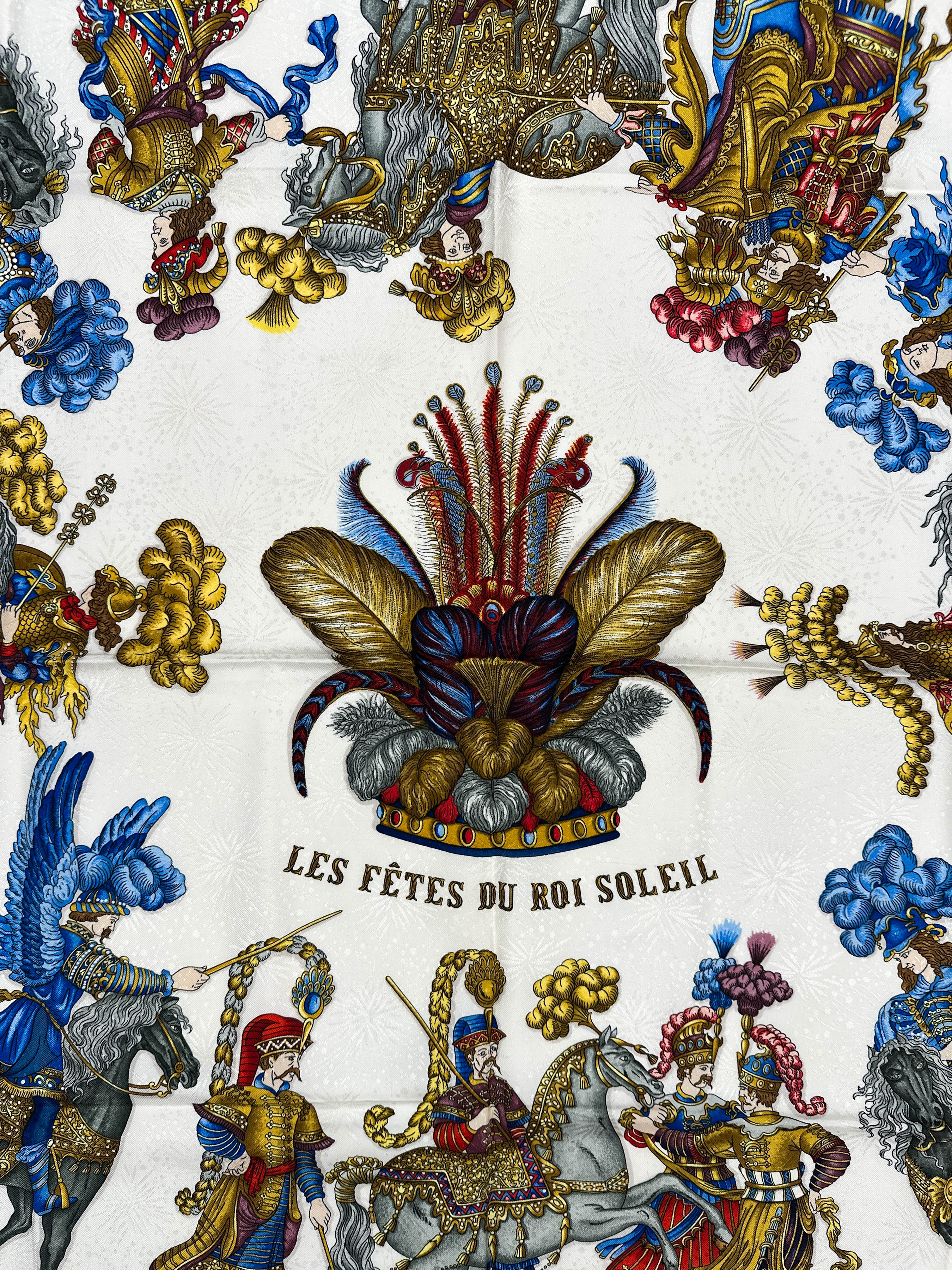 Hermès Les Fêtes du Roi Soleil Jacquard 90