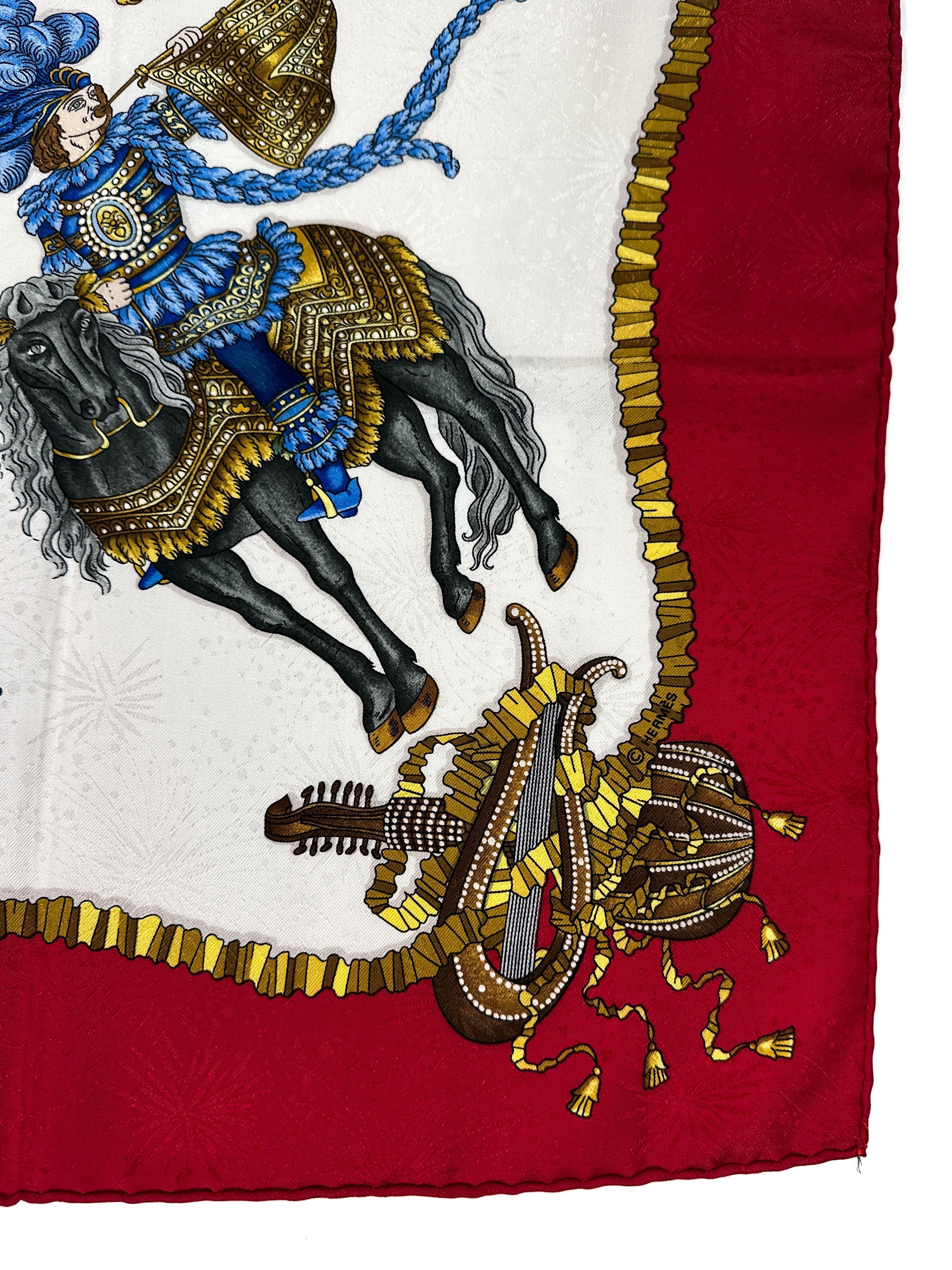 Hermès Les Fêtes du Roi Soleil Jacquard 90