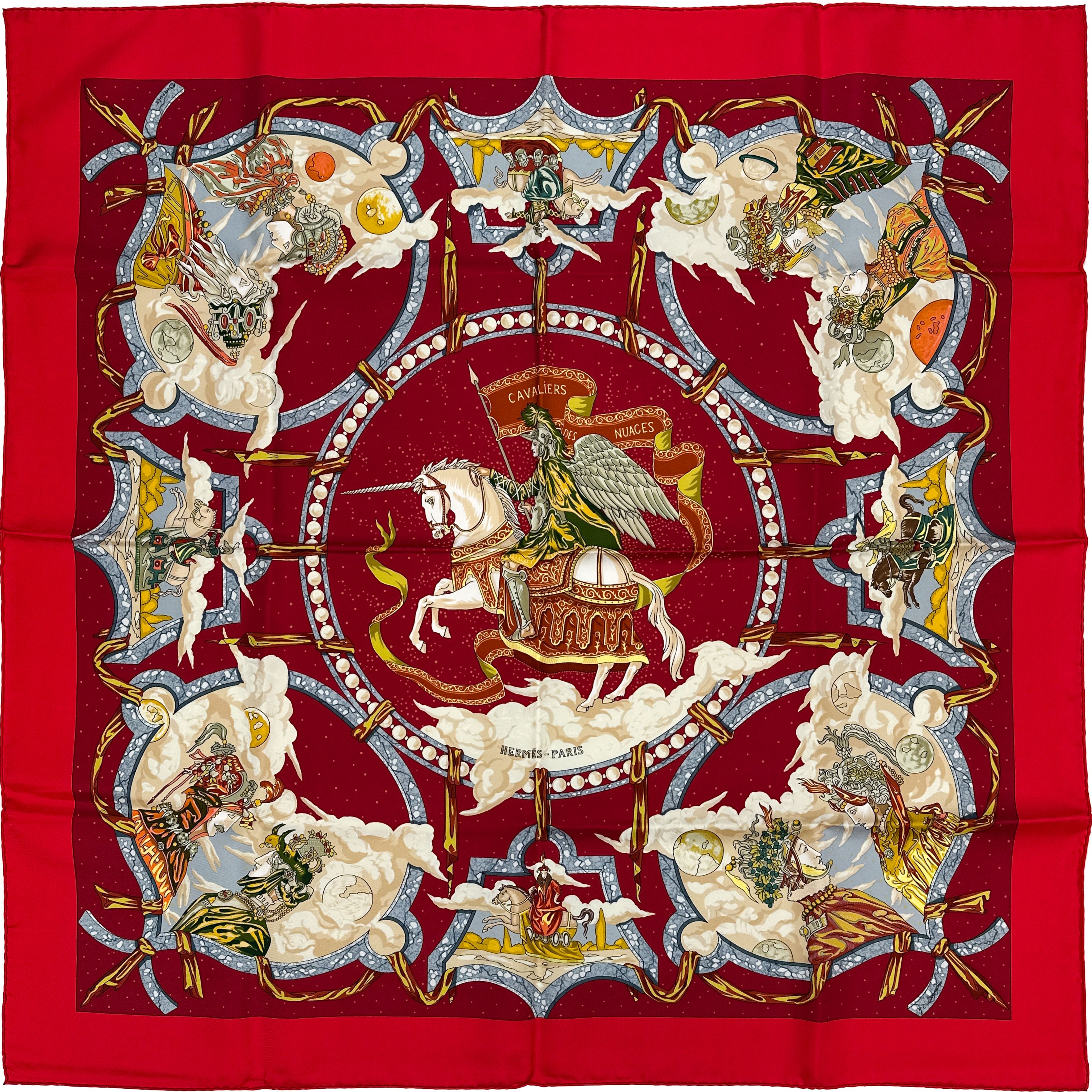 Hermès Cavaliers des Nuages 90