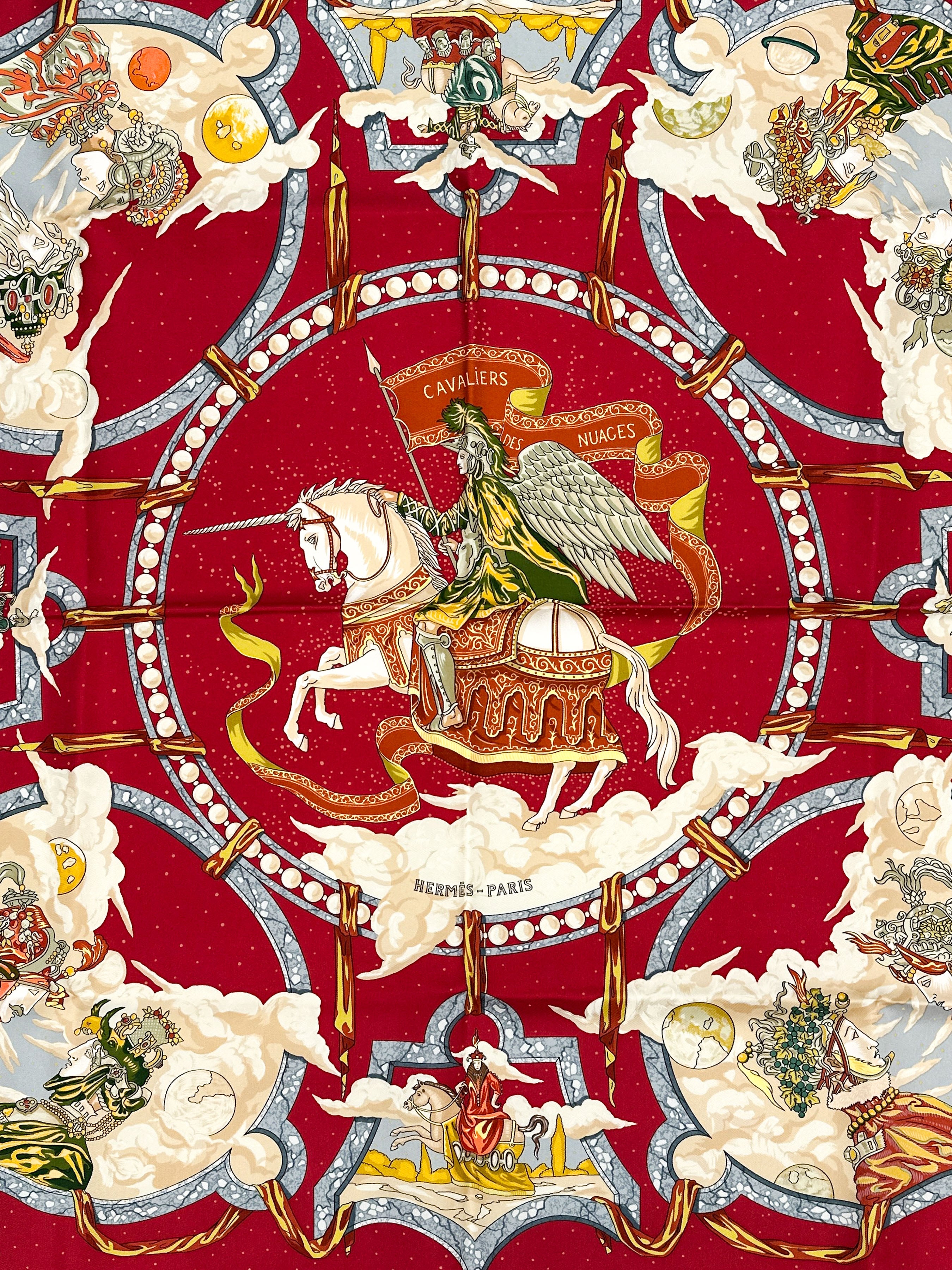 Hermès Cavaliers des Nuages 90