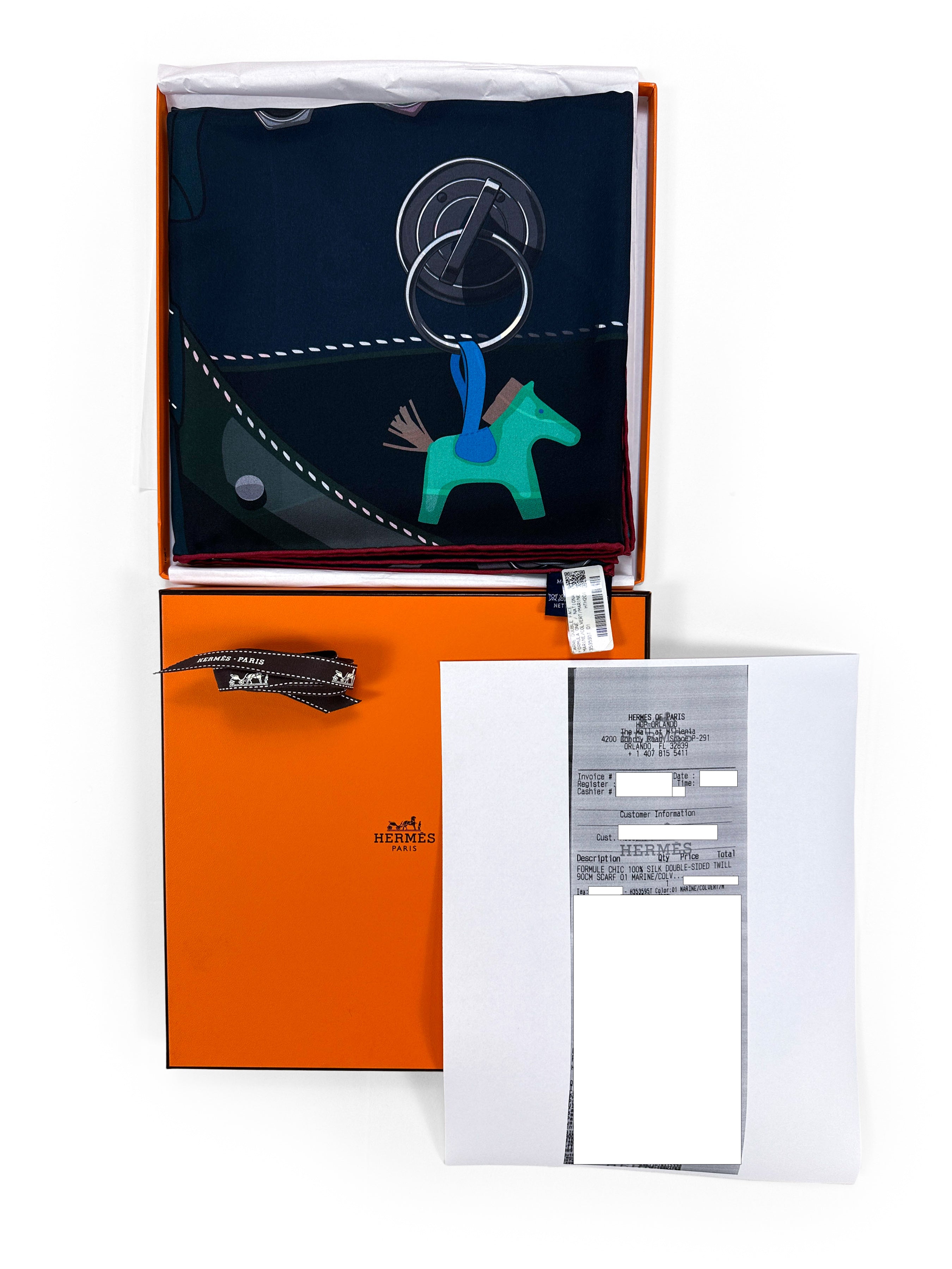 Hermès Formule Chic Double Face 90