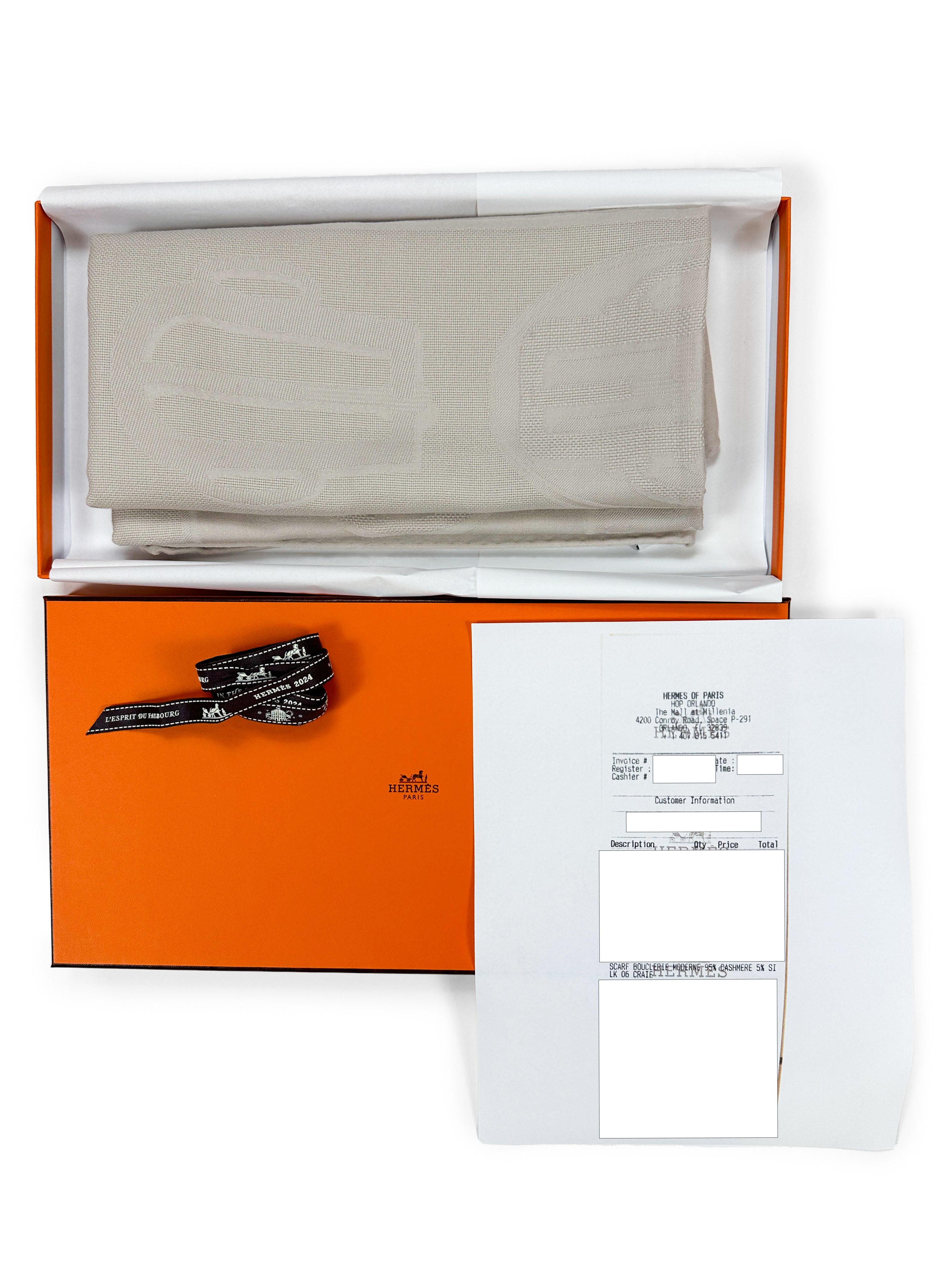Hermès Bouclerie Moderne Cashmere Silk 115