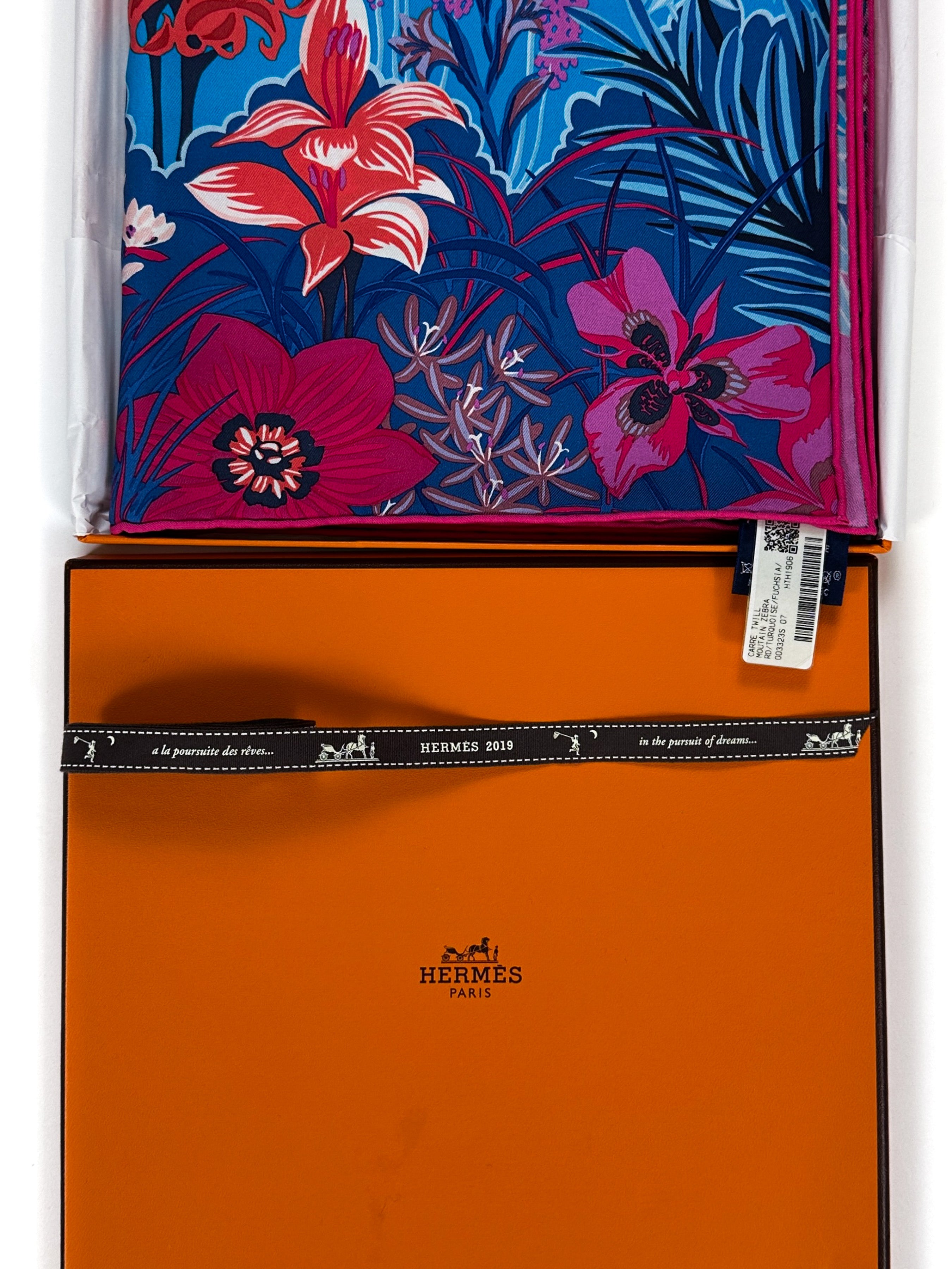 Hermès Mountain Zebra 90