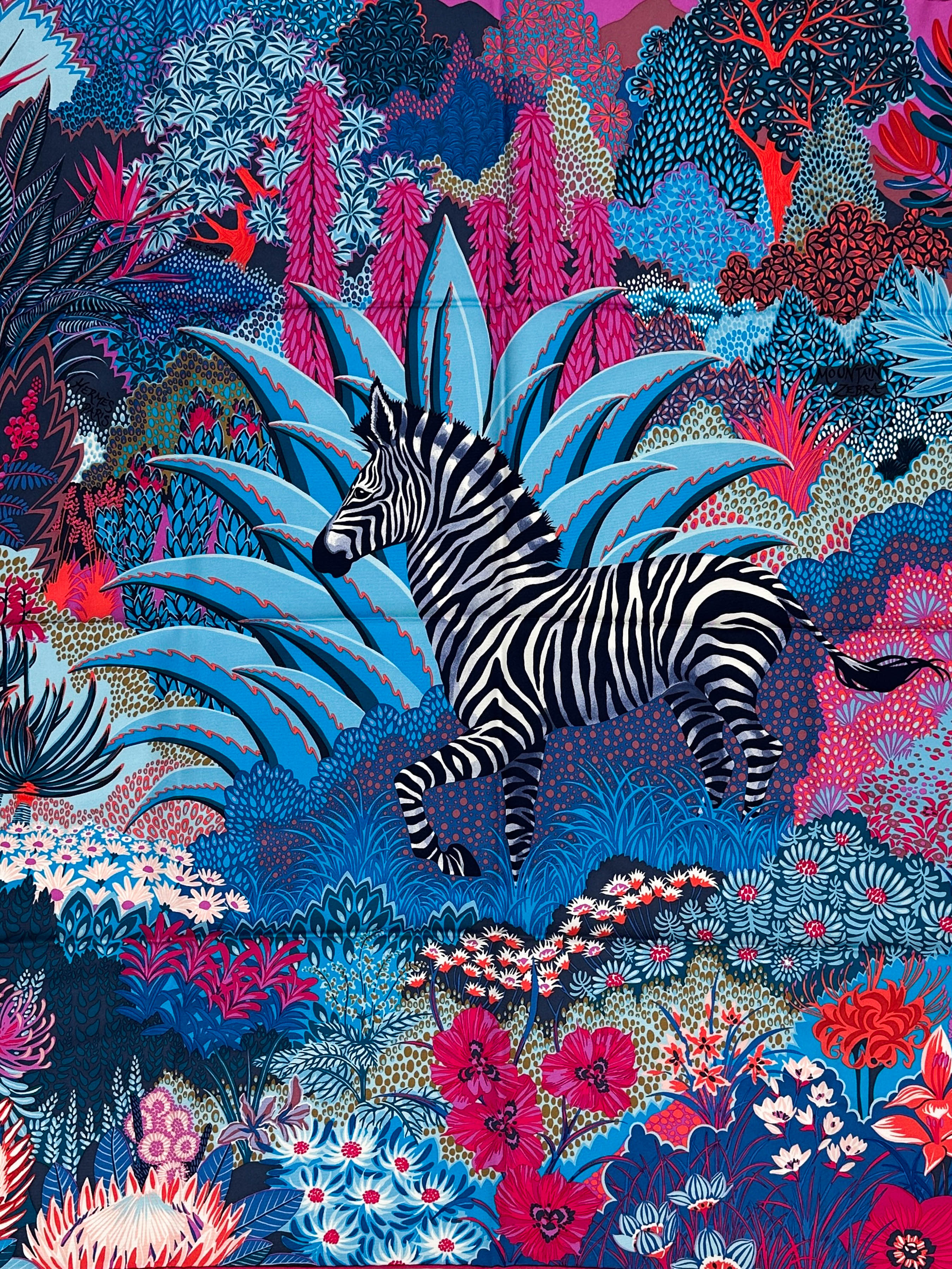 Hermès Mountain Zebra 90