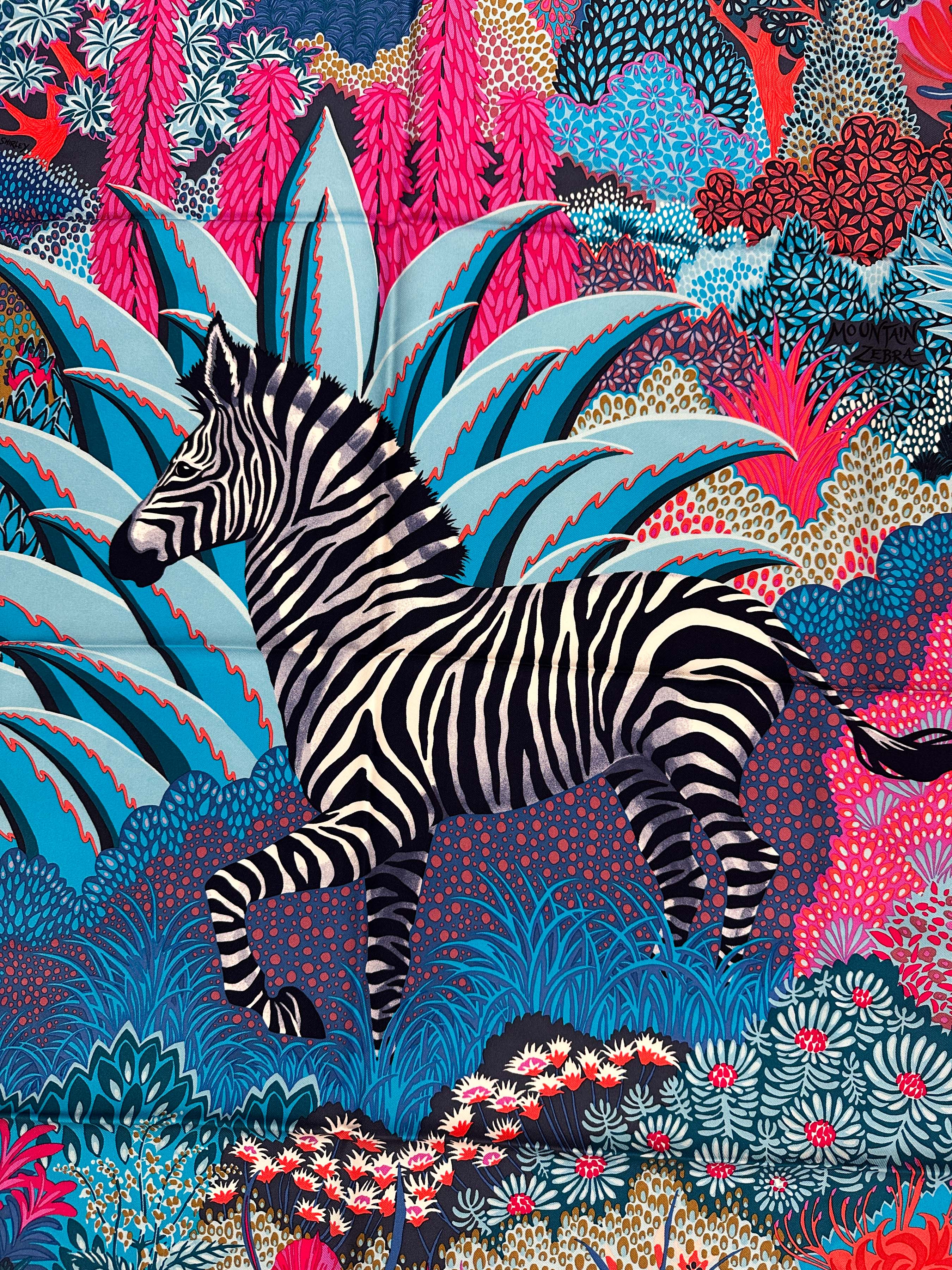 Hermès Mountain Zebra 90