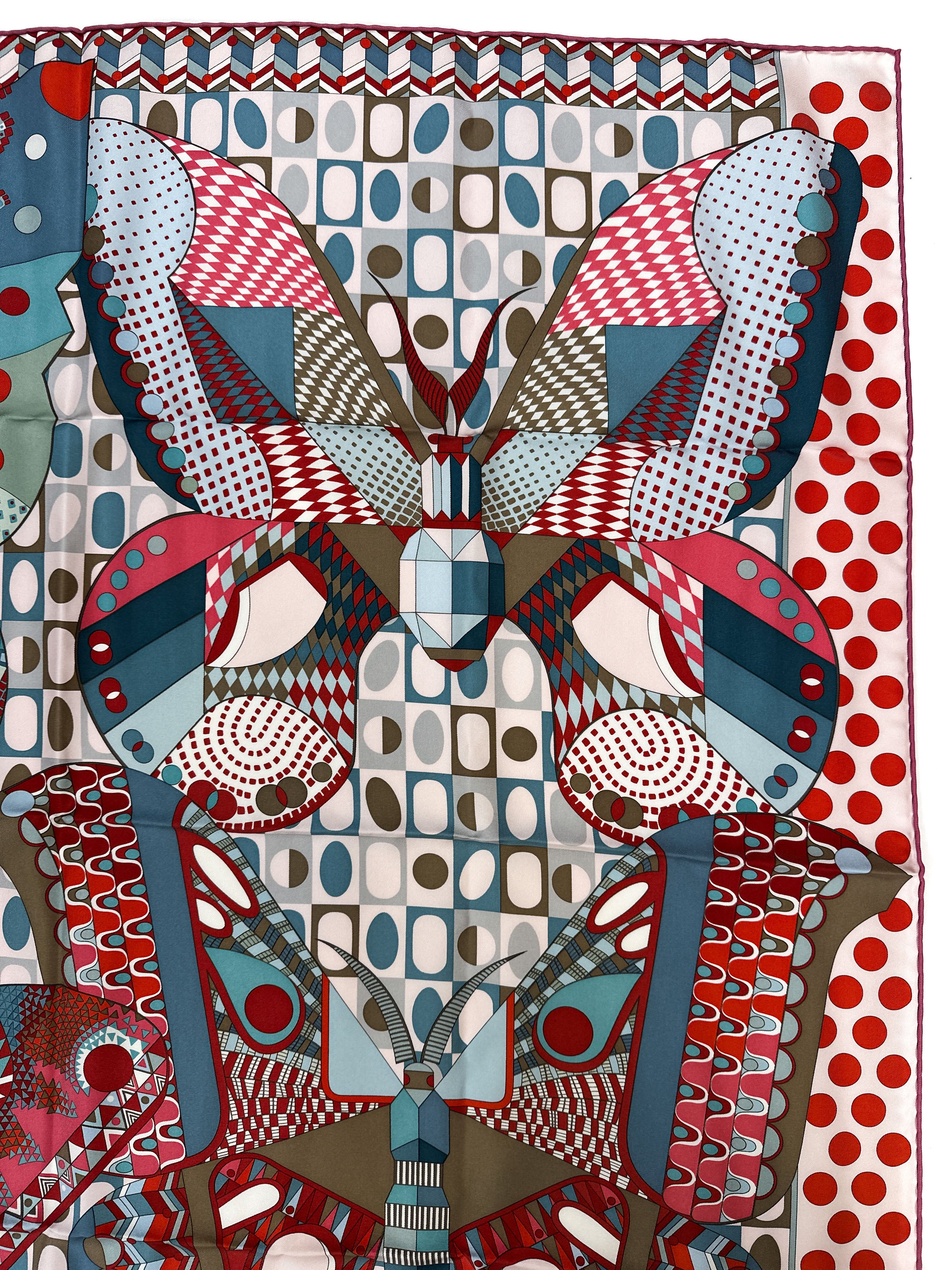 Hermès Les Ailes de la Soie 90