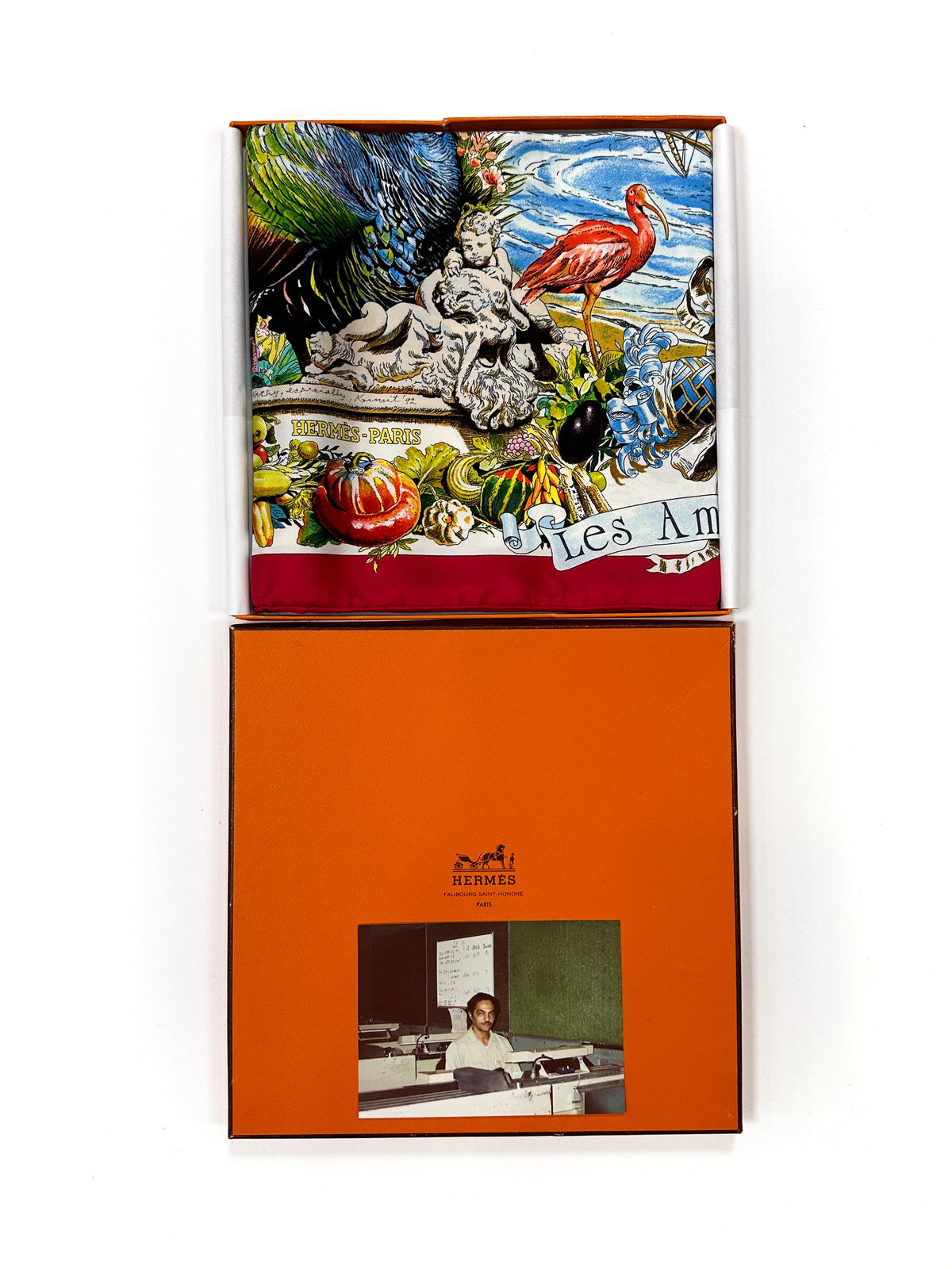 Hermès Les Amériques 90 & Original Photograph  *Signed & Gifted by Kermit Oliver*