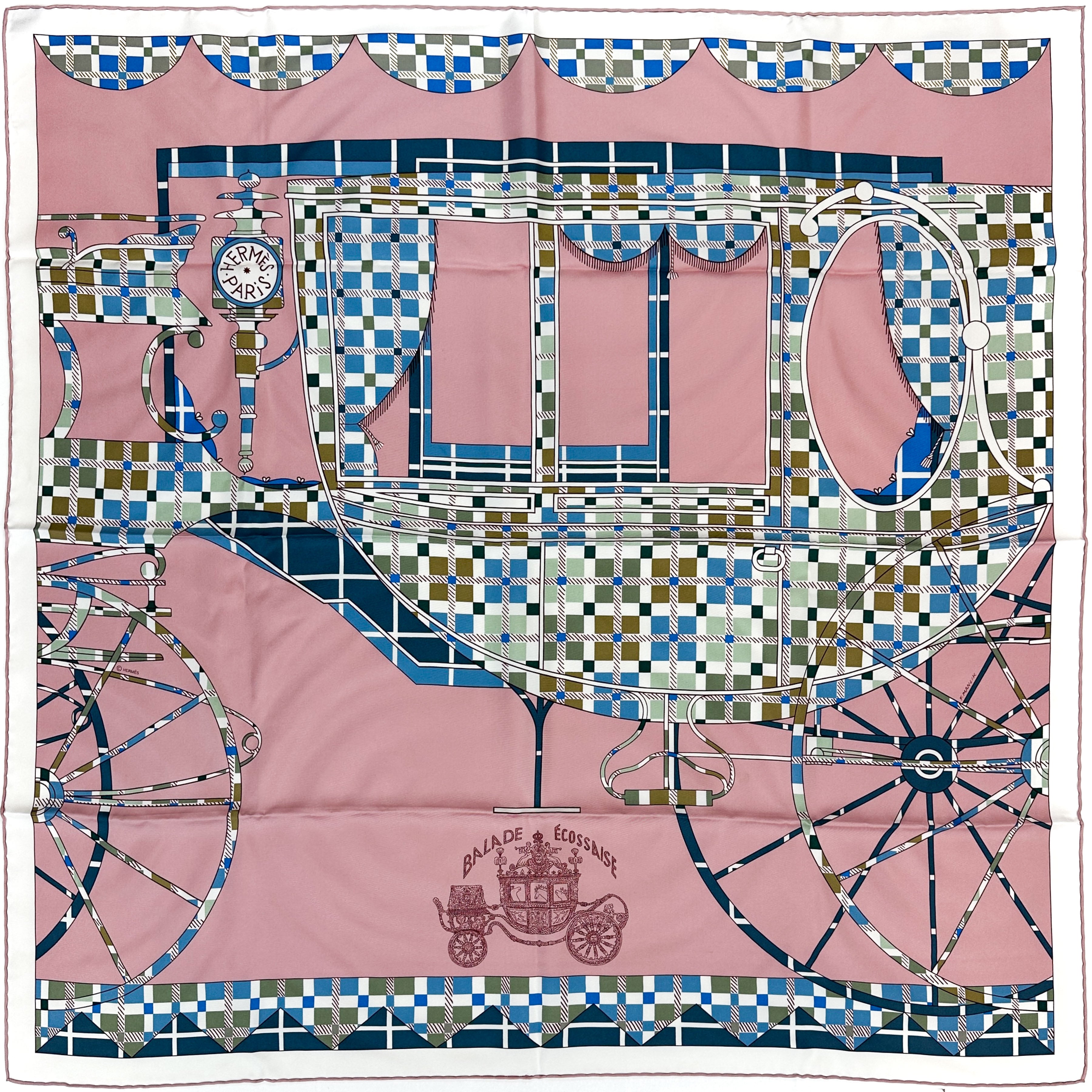 Hermès Balade Ecossaise 90