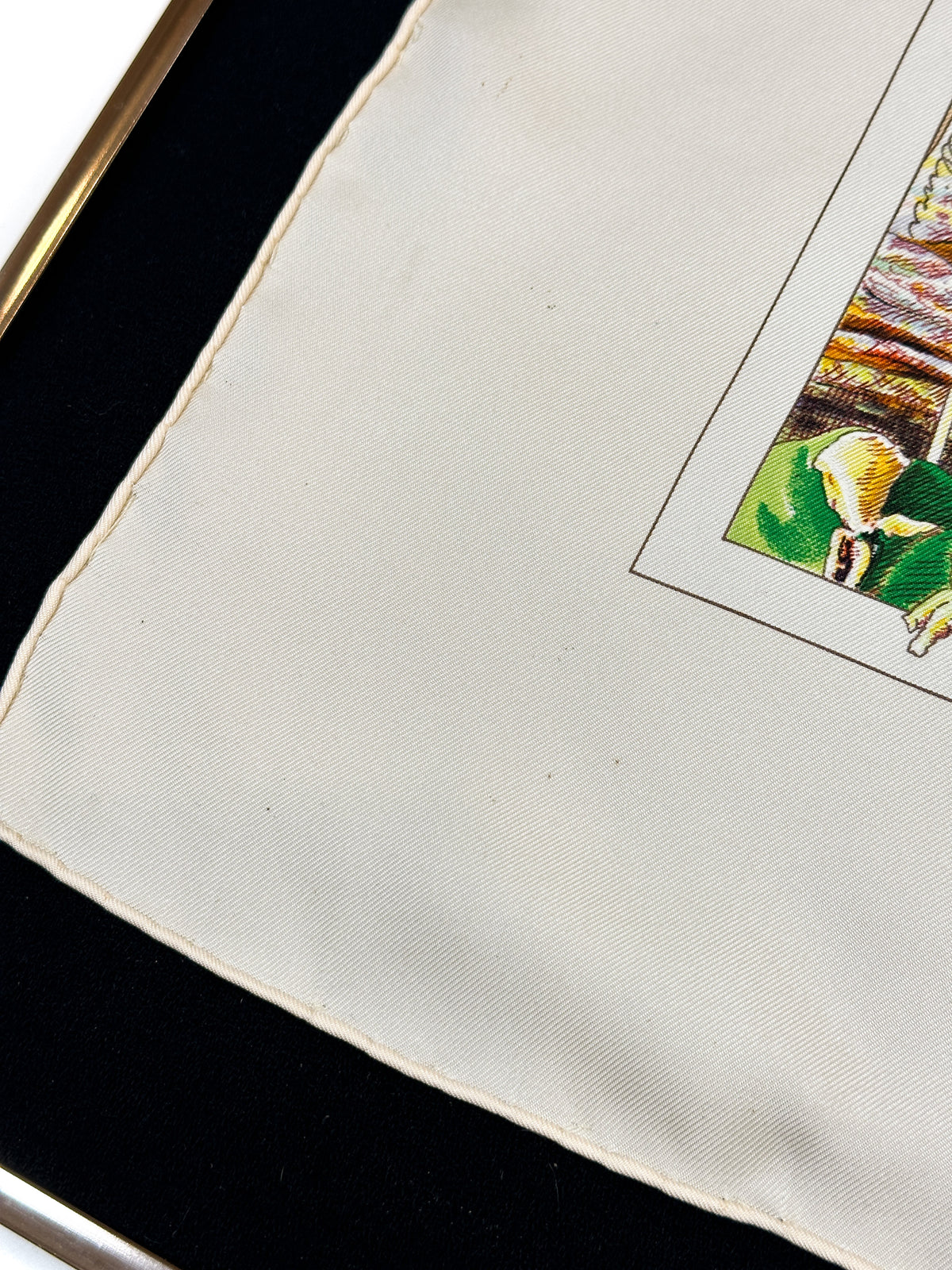 Hermès Madison Avenue Framed 90 & Original Photograph  *Signed & Gifted by Kermit Oliver*