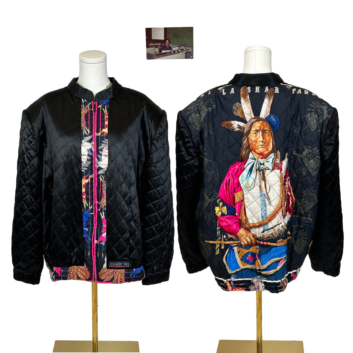 Hermès Pani La Shar Pawnee Jacket & Original Photograph *Signed & Gifted by Kermit Oliver*