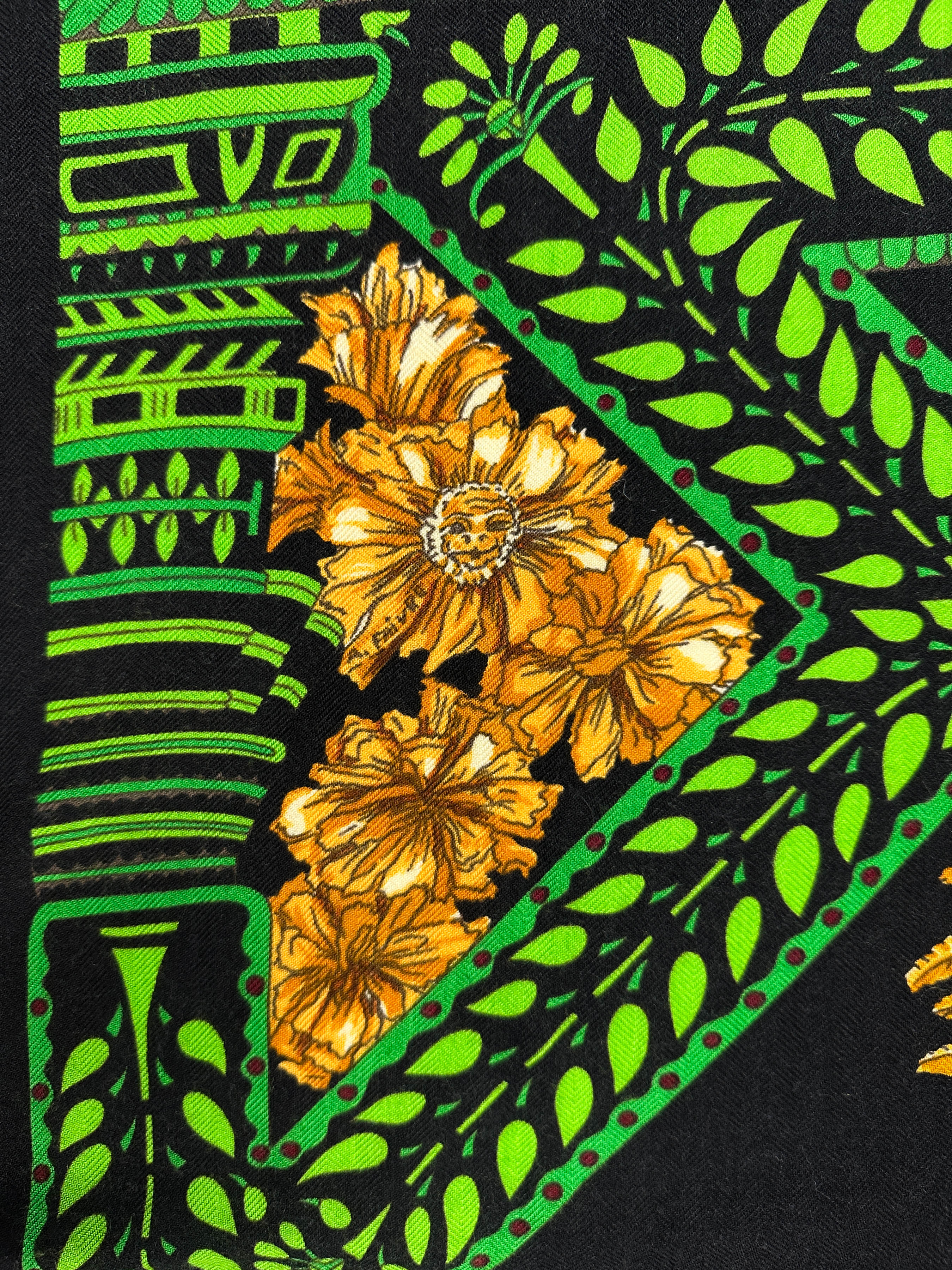 Hermès La Danse du Cheval Marwari Cashmere Silk 140