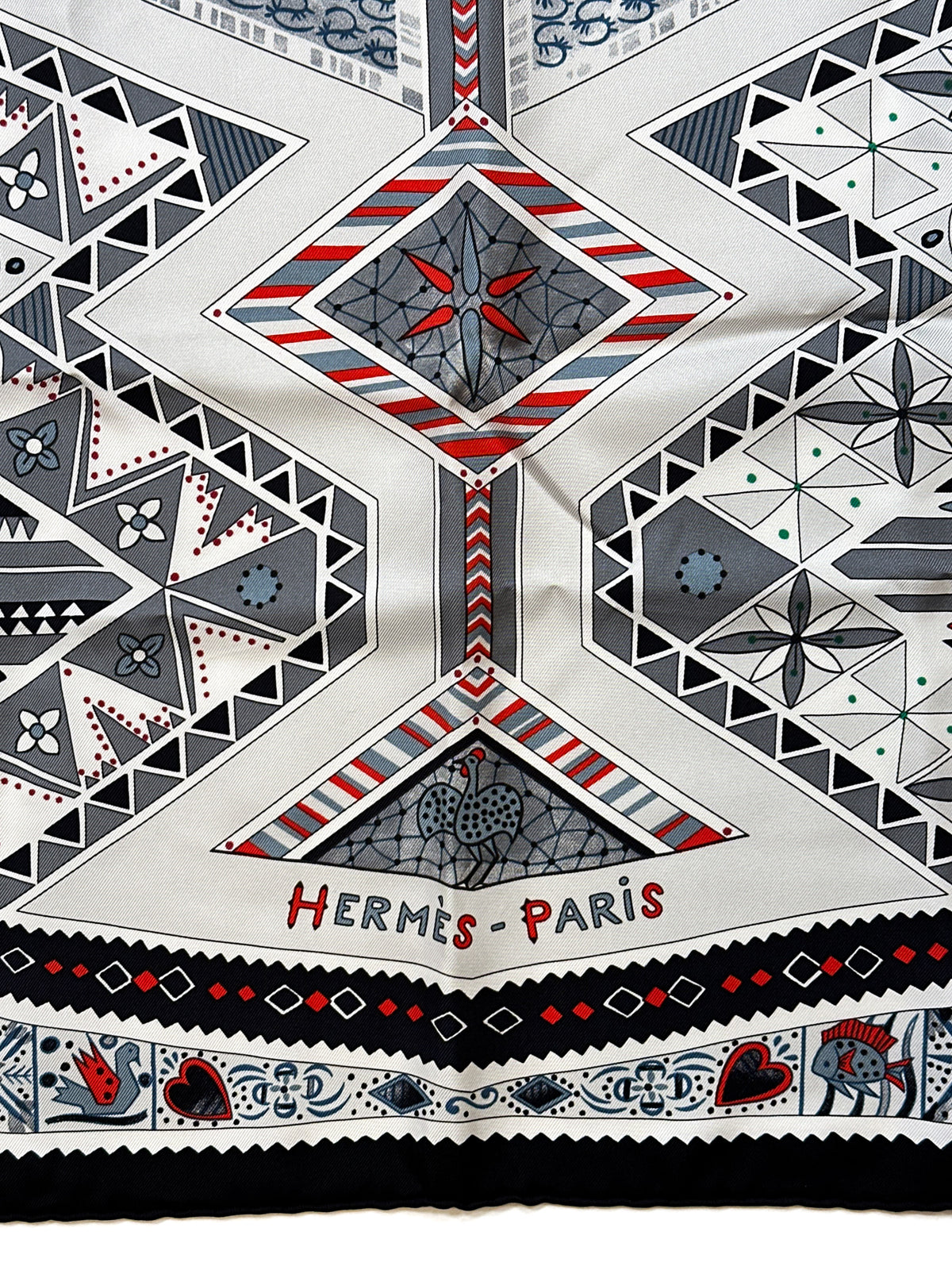 Hermès Ors Bleus d'Afrique 90