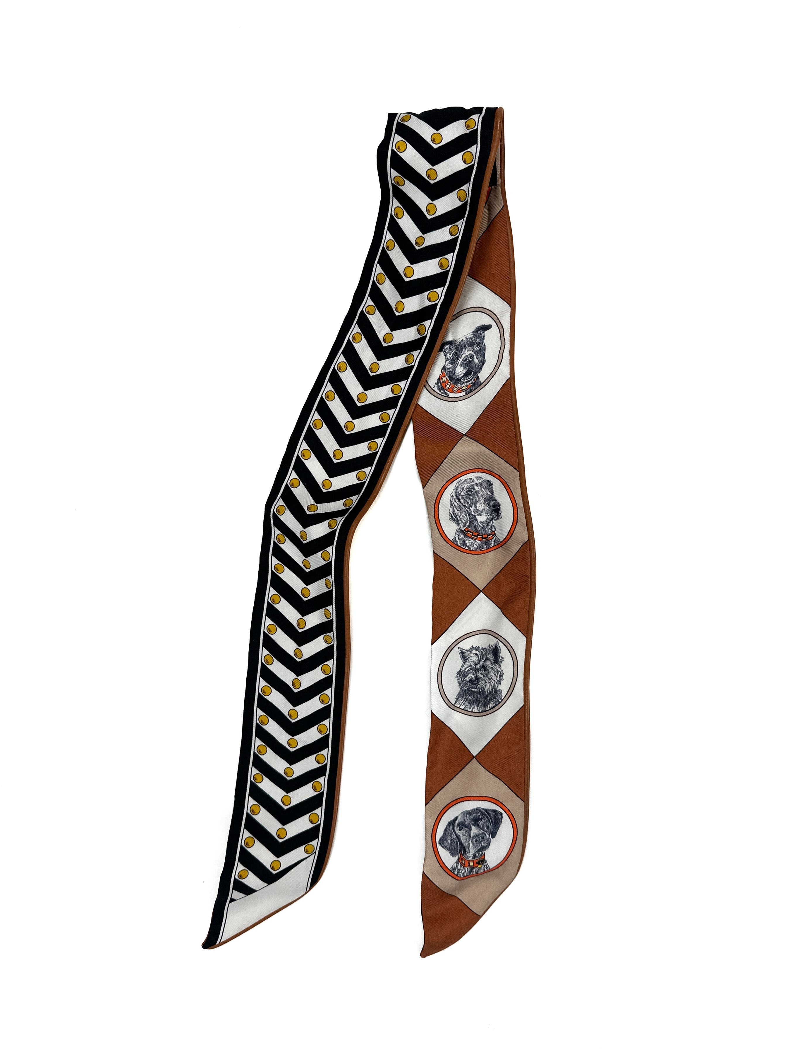 Hermès Colliers et Chiens Forever Twilly