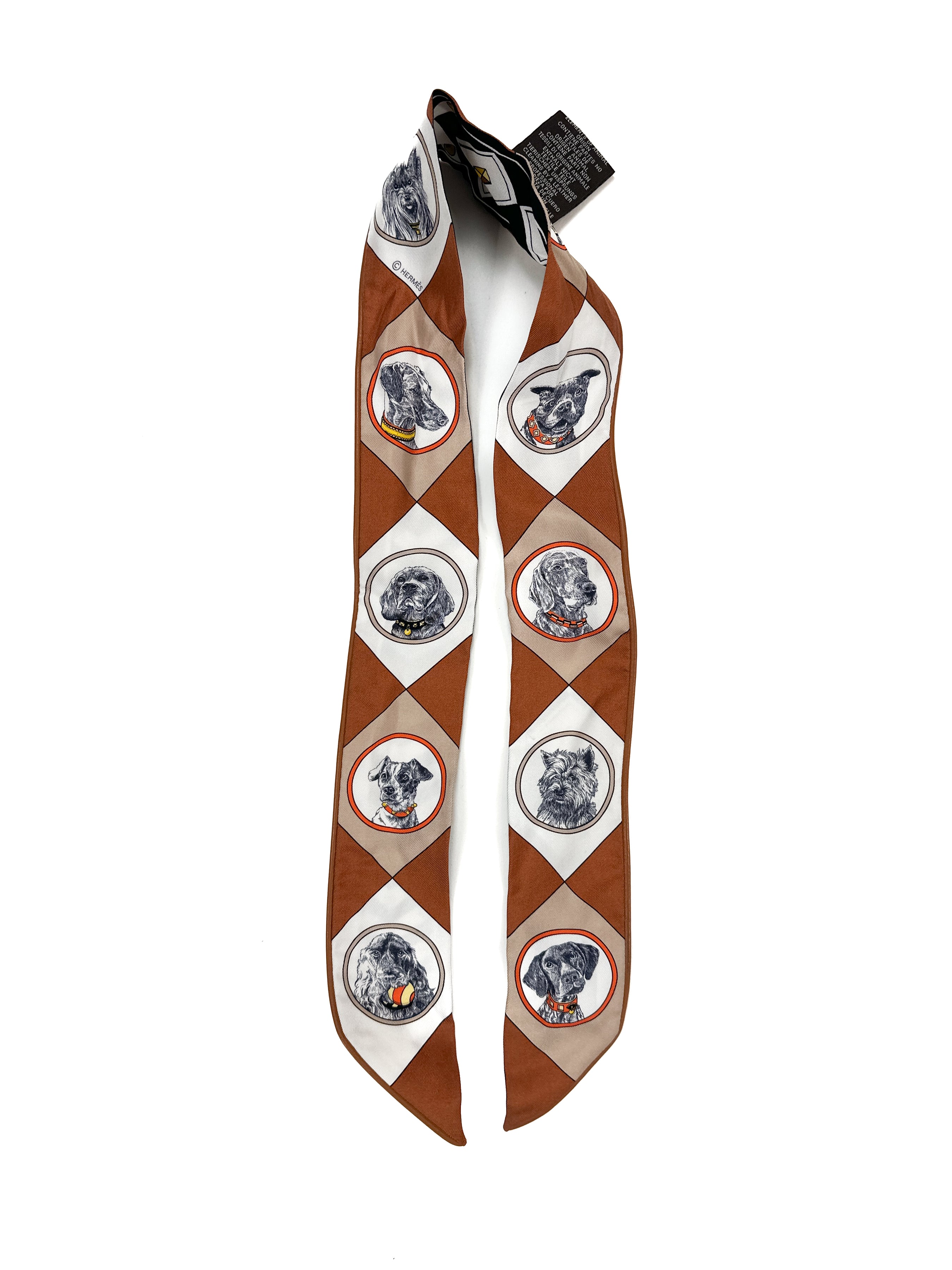 Hermès Colliers et Chiens Forever Twilly