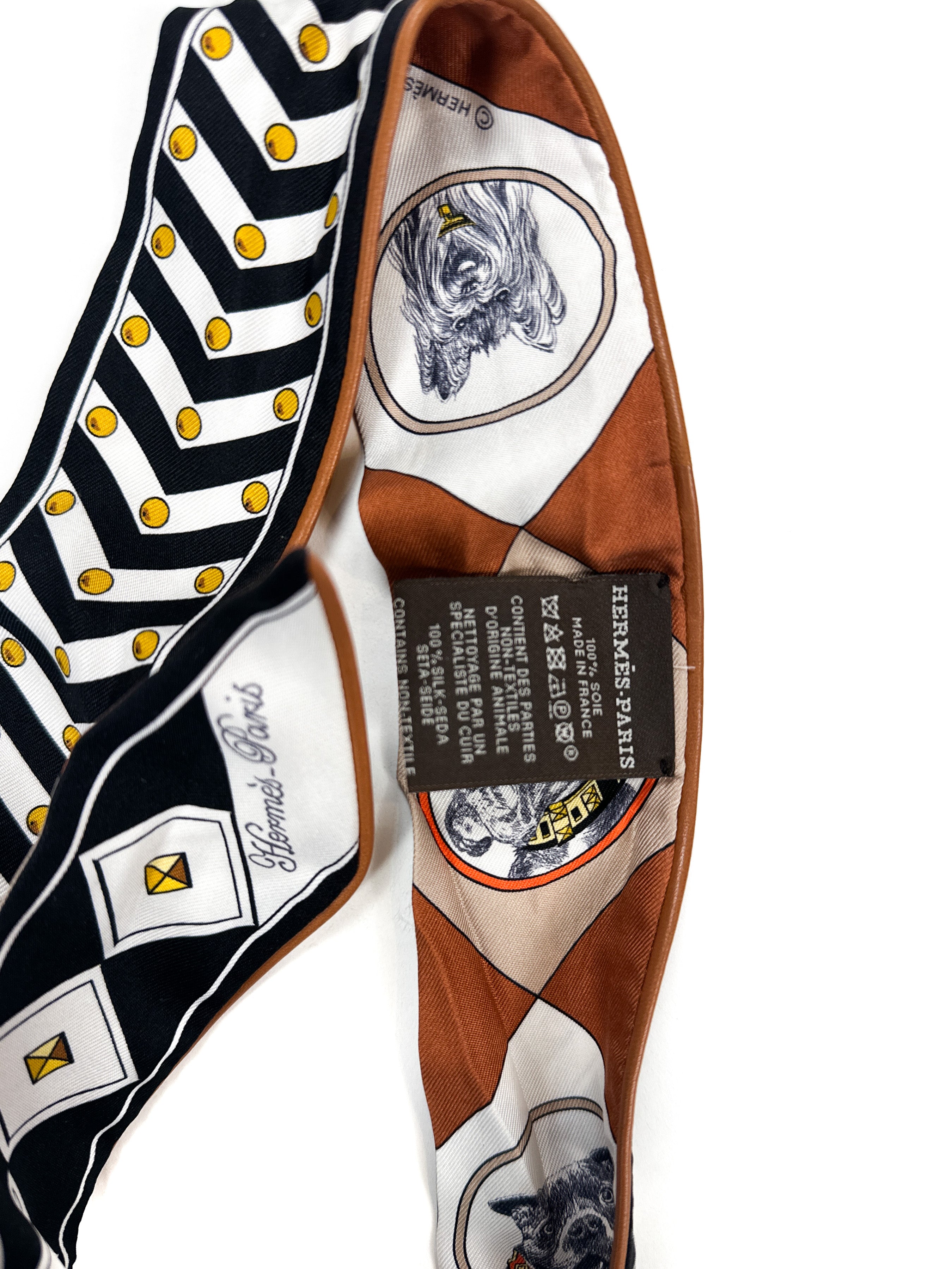 Hermès Colliers et Chiens Forever Twilly