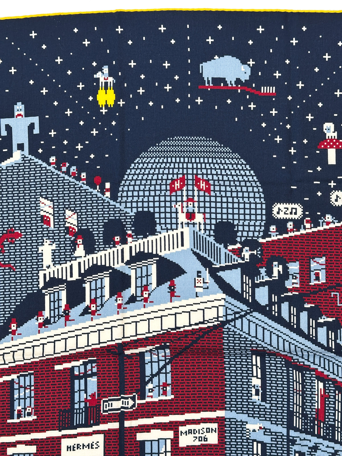 Hermès Madison Party Cashmere Silk 100