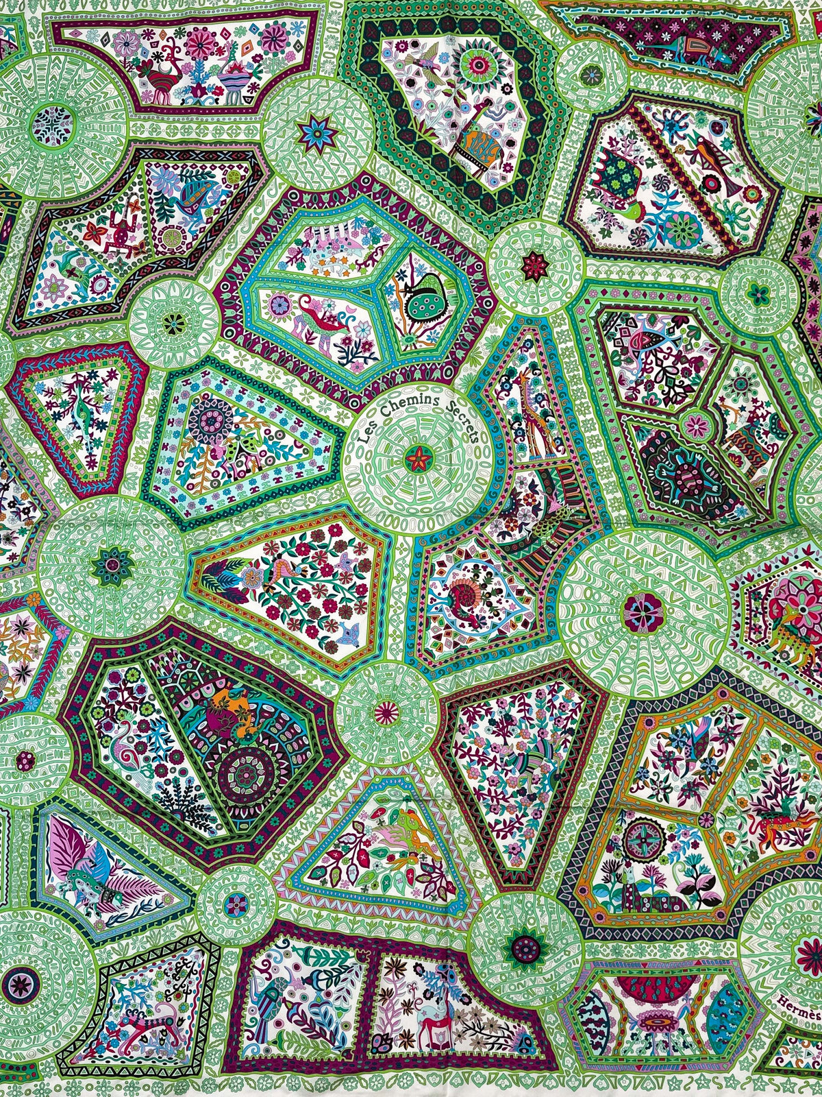 Hermès Les Chemins Secrets Silk 140
