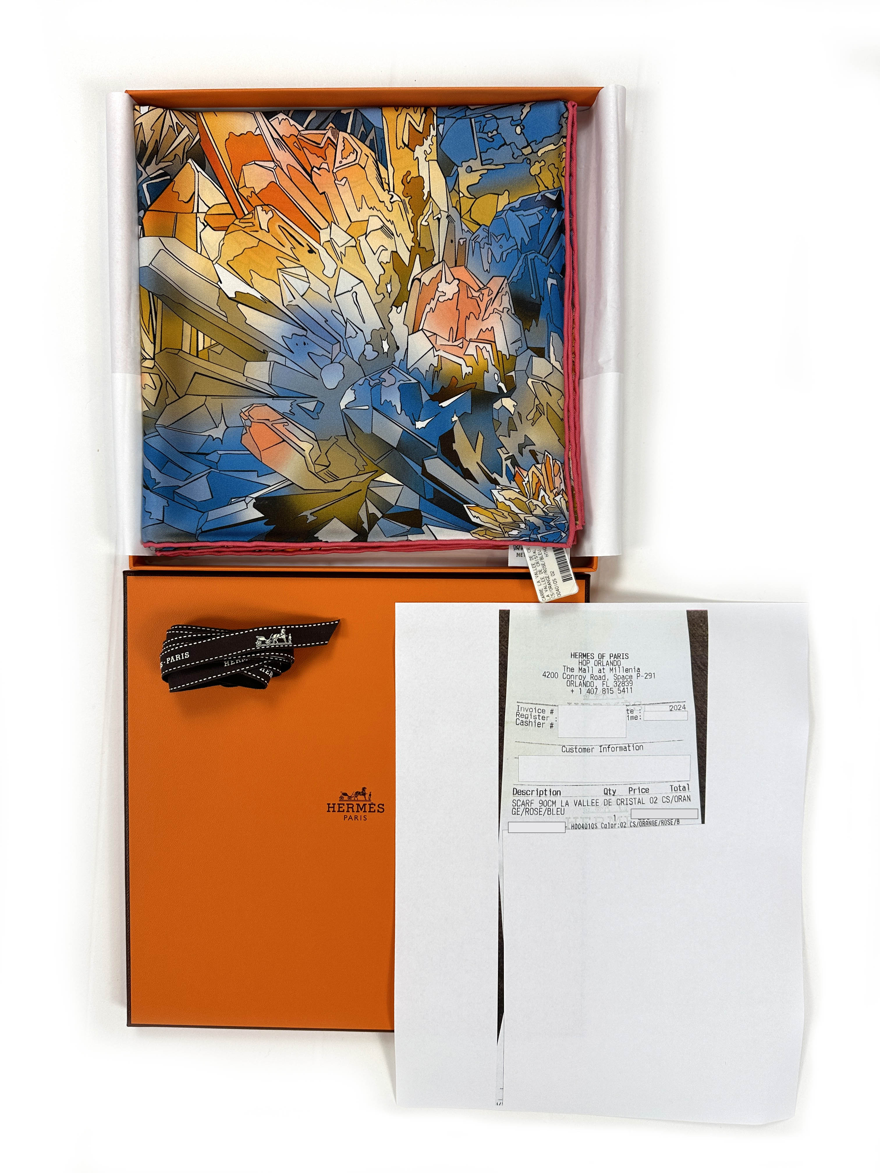 Hermès La Vallee de Cristal 90