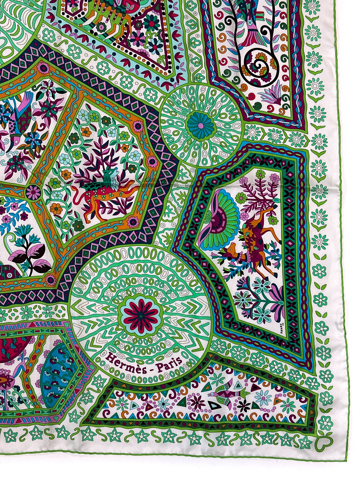 Hermès Les Chemins Secrets Silk 140