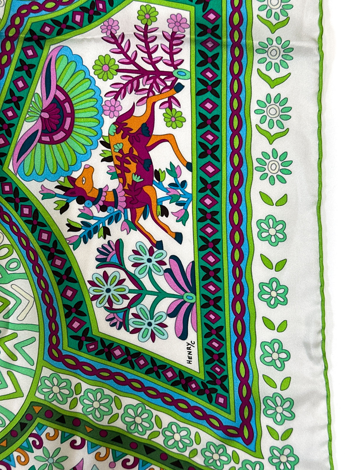Hermès Les Chemins Secrets Silk 140