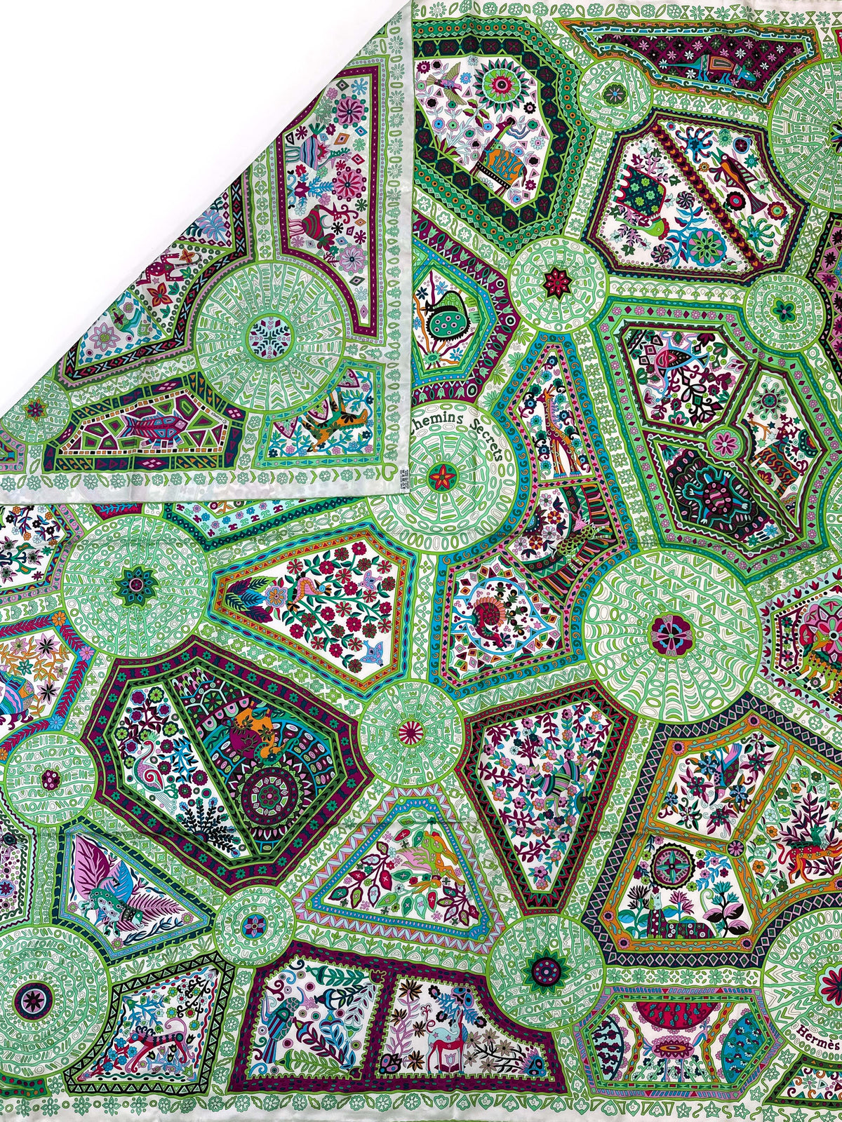 Hermès Les Chemins Secrets Silk 140