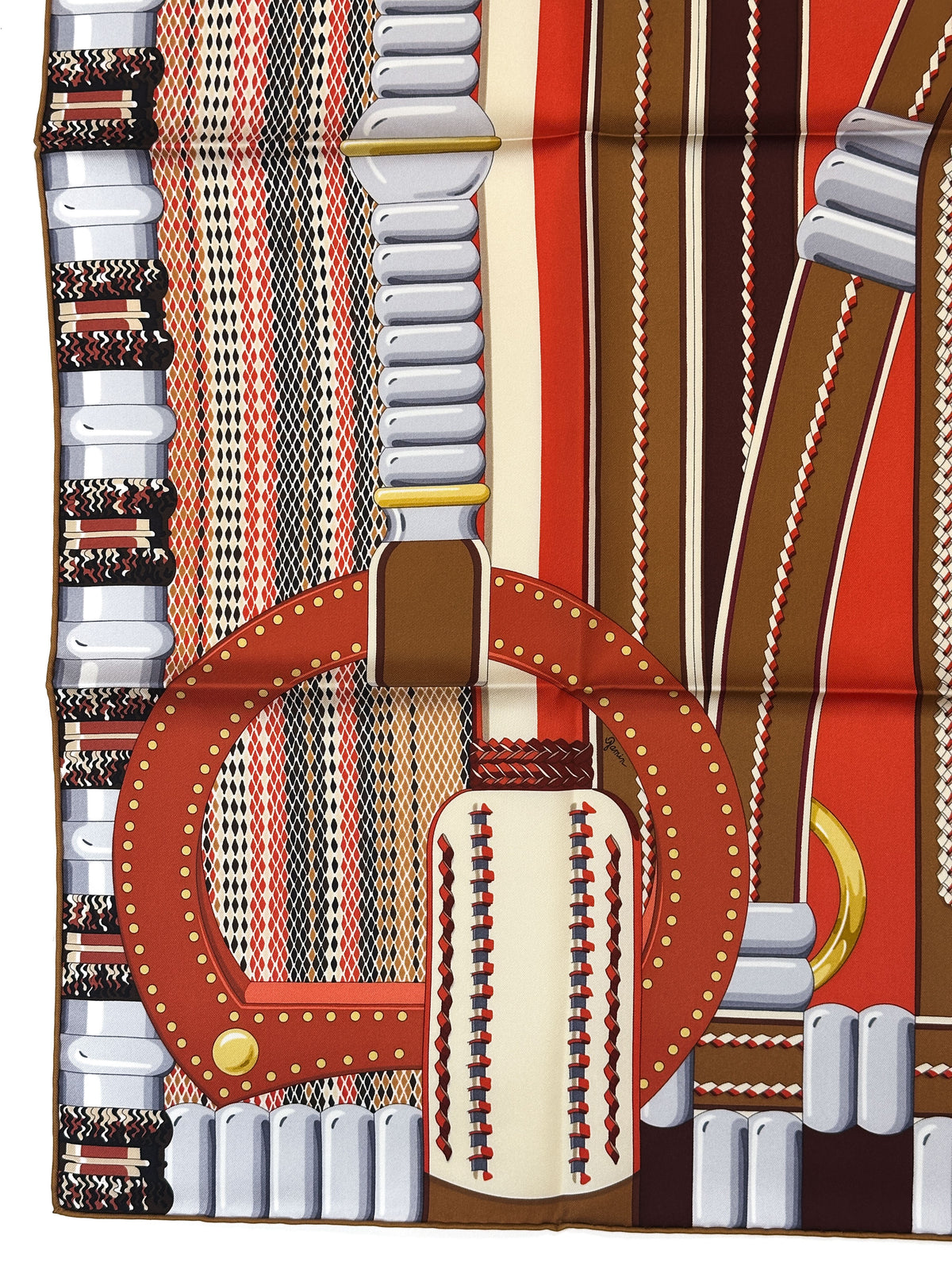 Hermès Flora y Plata 90