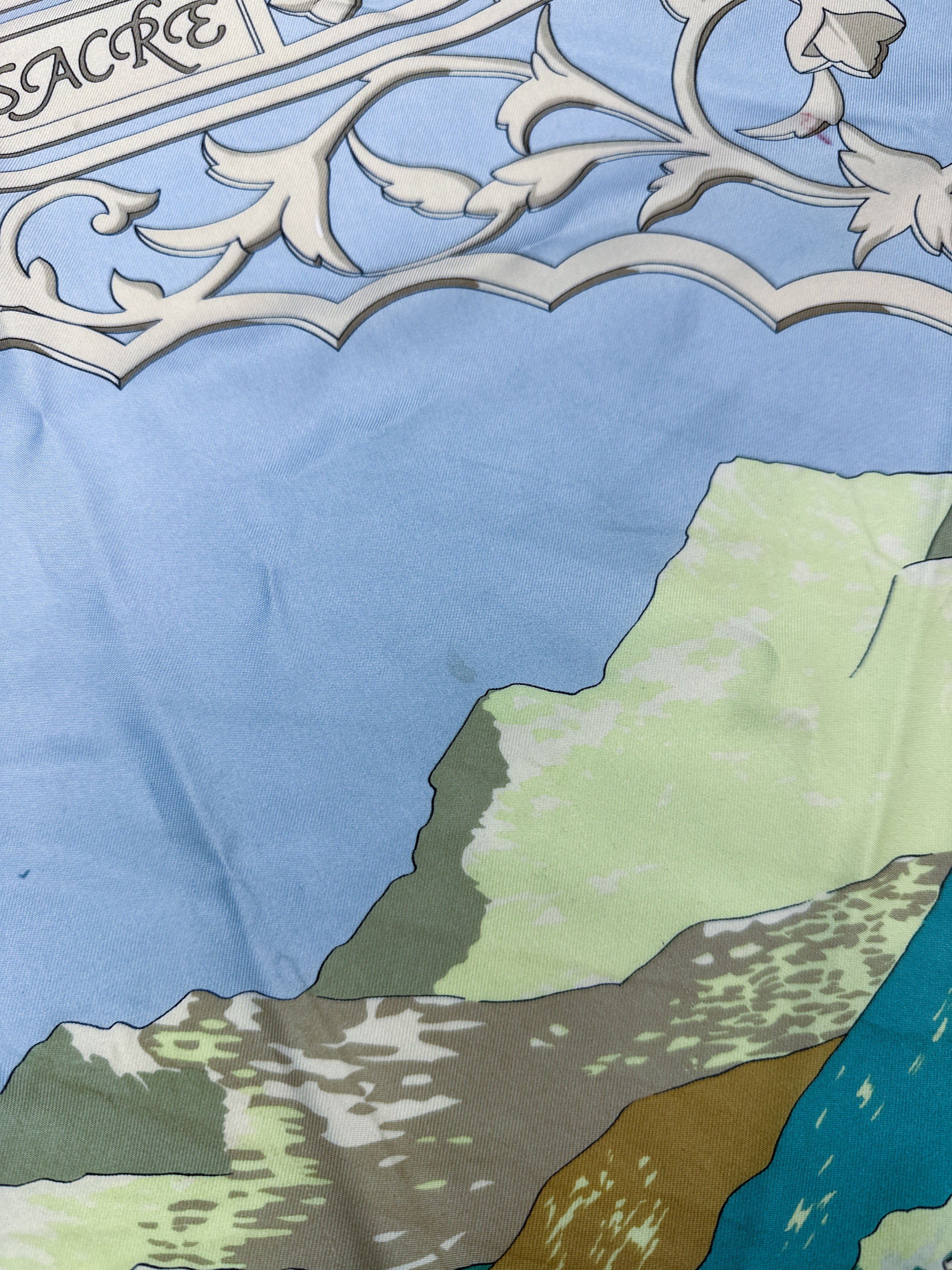 Hermès Le Fleuve Sacré 90