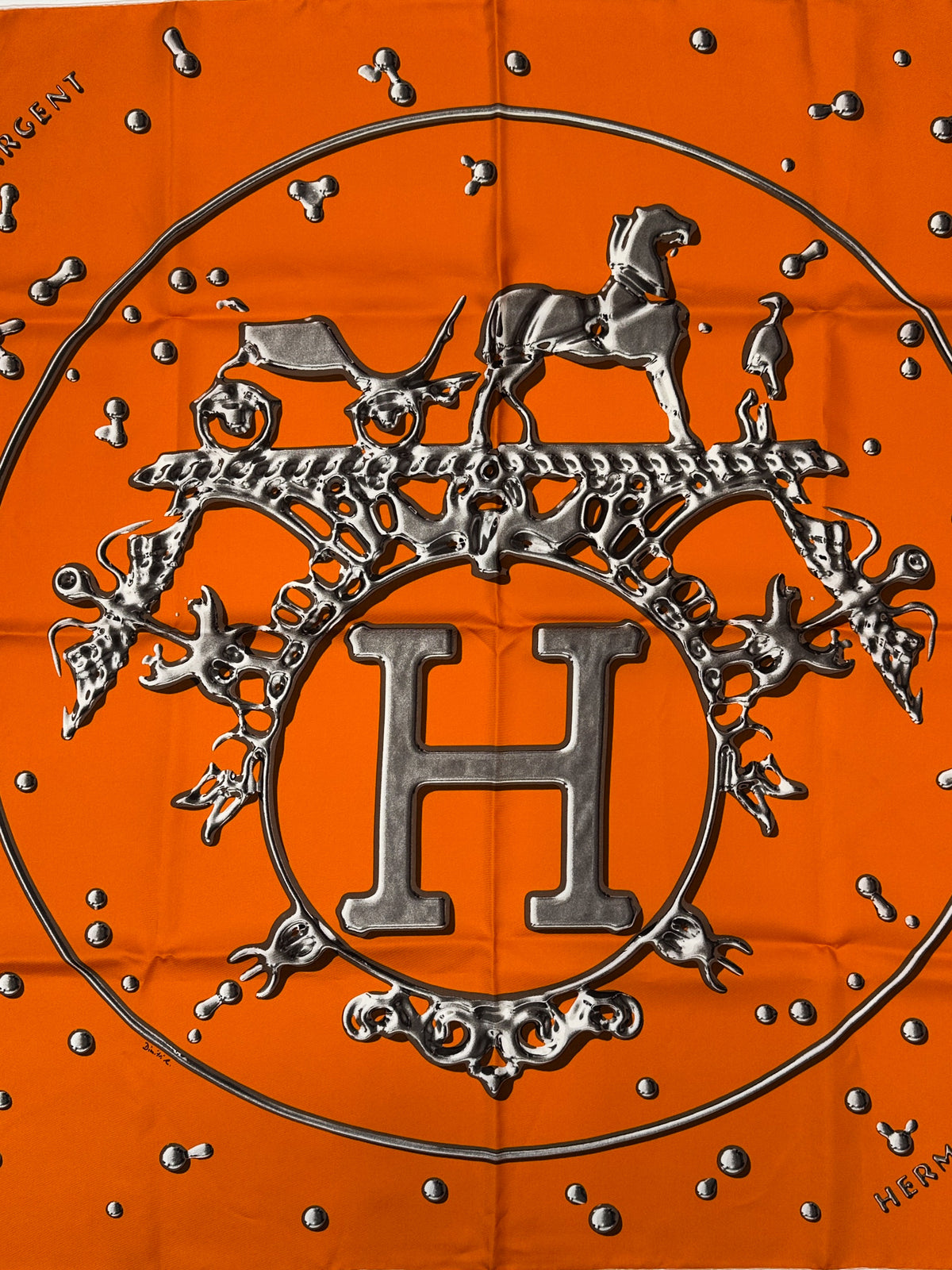 Hermès Vif Argent 90