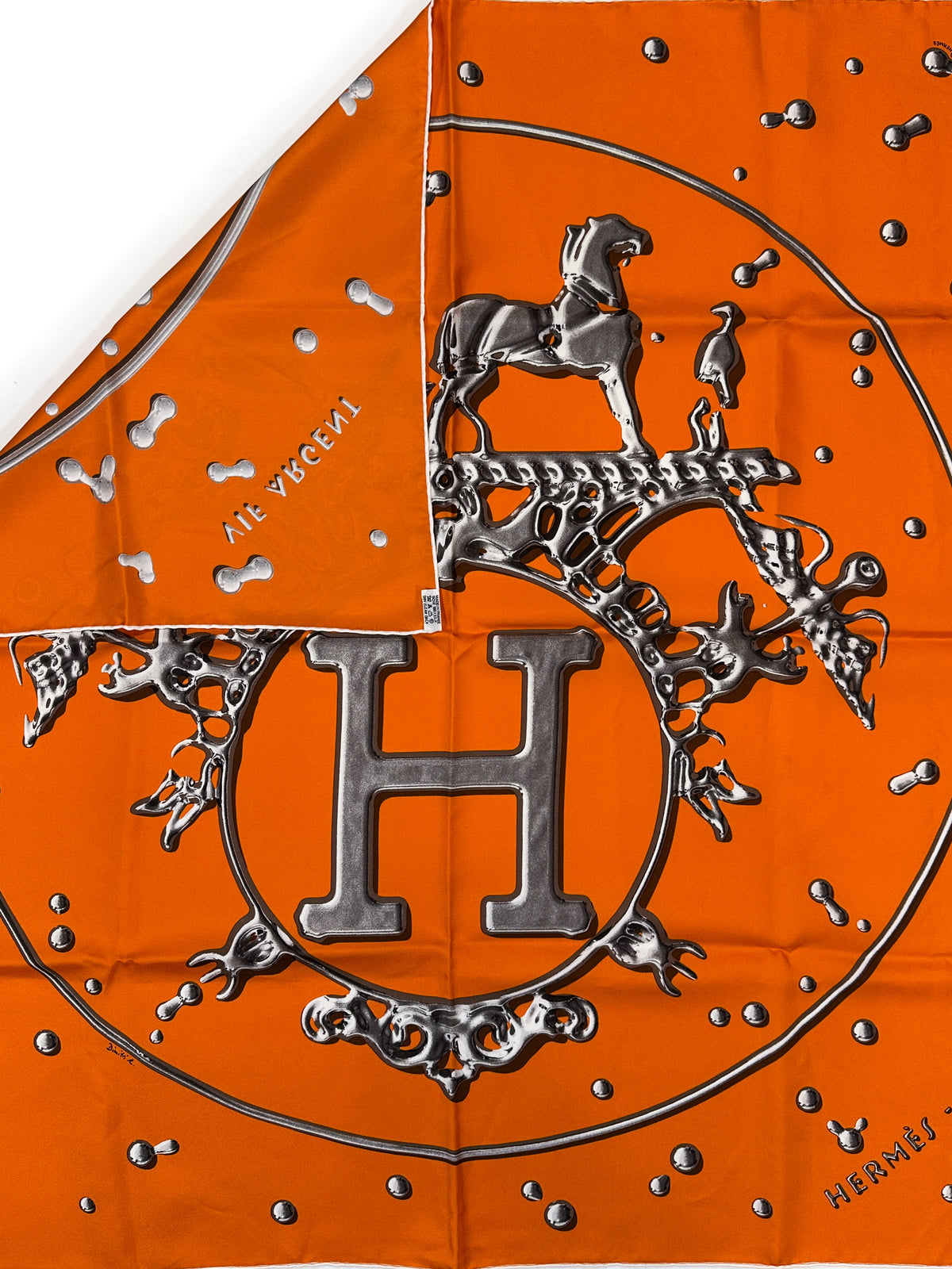 Hermès Vif Argent 90