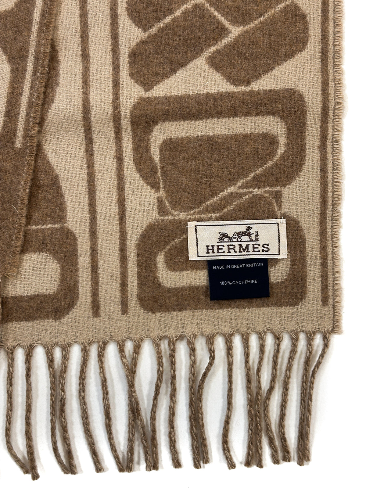 Hermès Clic, C'est Noue Cashmere Shawl