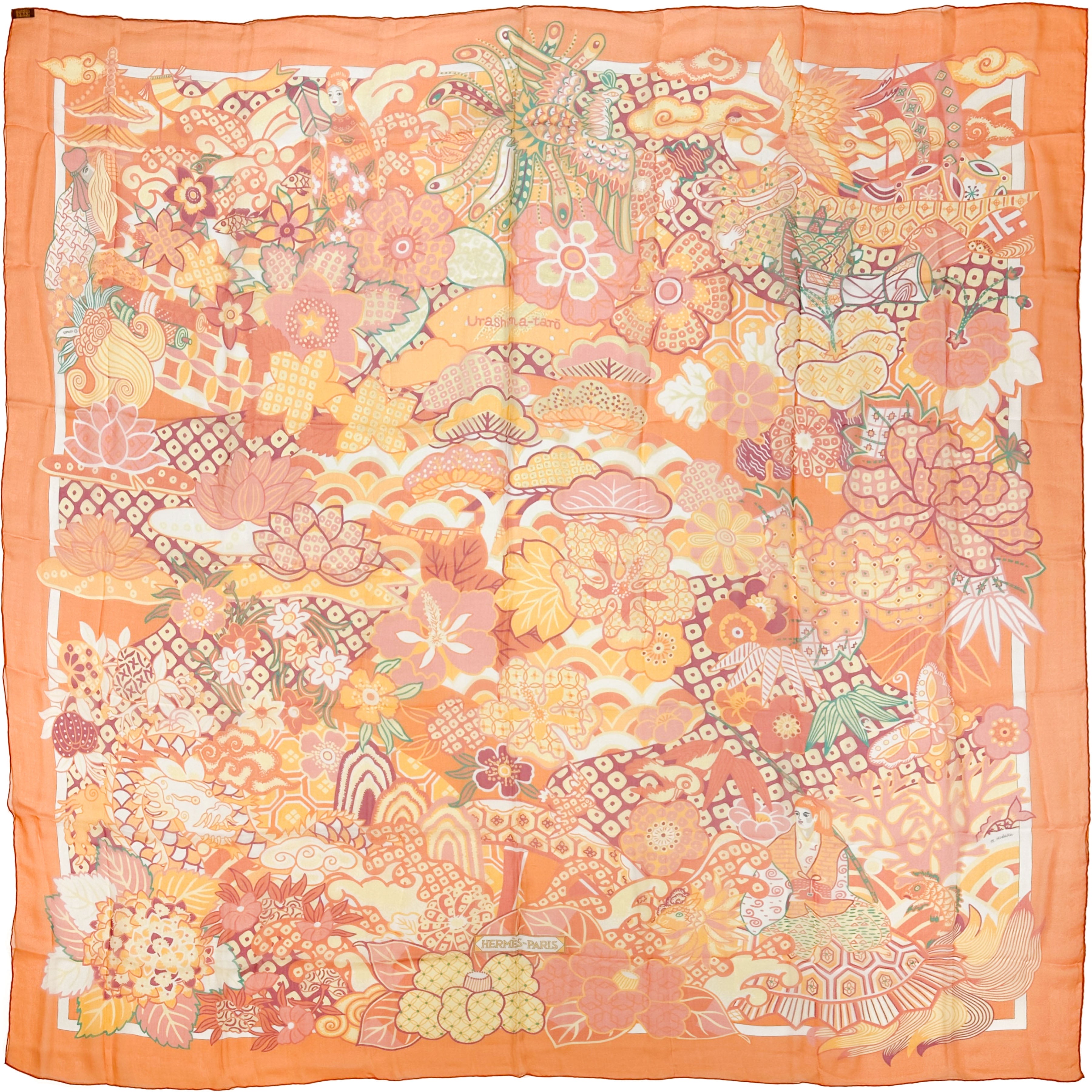 Hermès Urashima Taro Mousseline 140