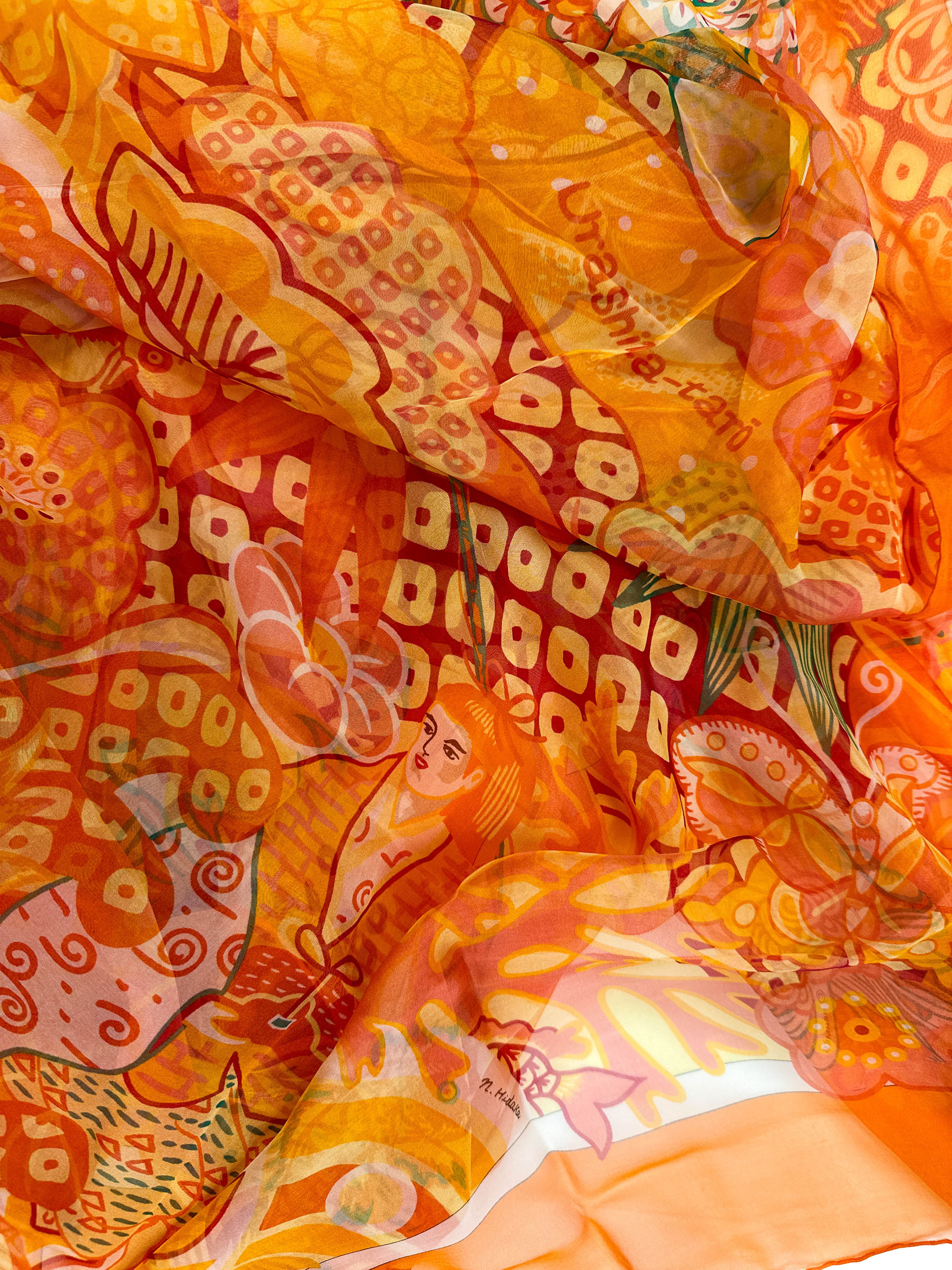 Hermès Urashima Taro Mousseline 140