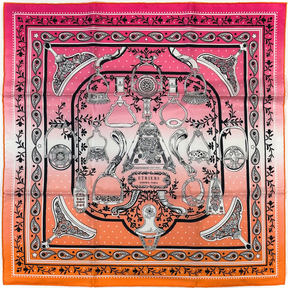 Hermès Etriers Remix Bandana 55