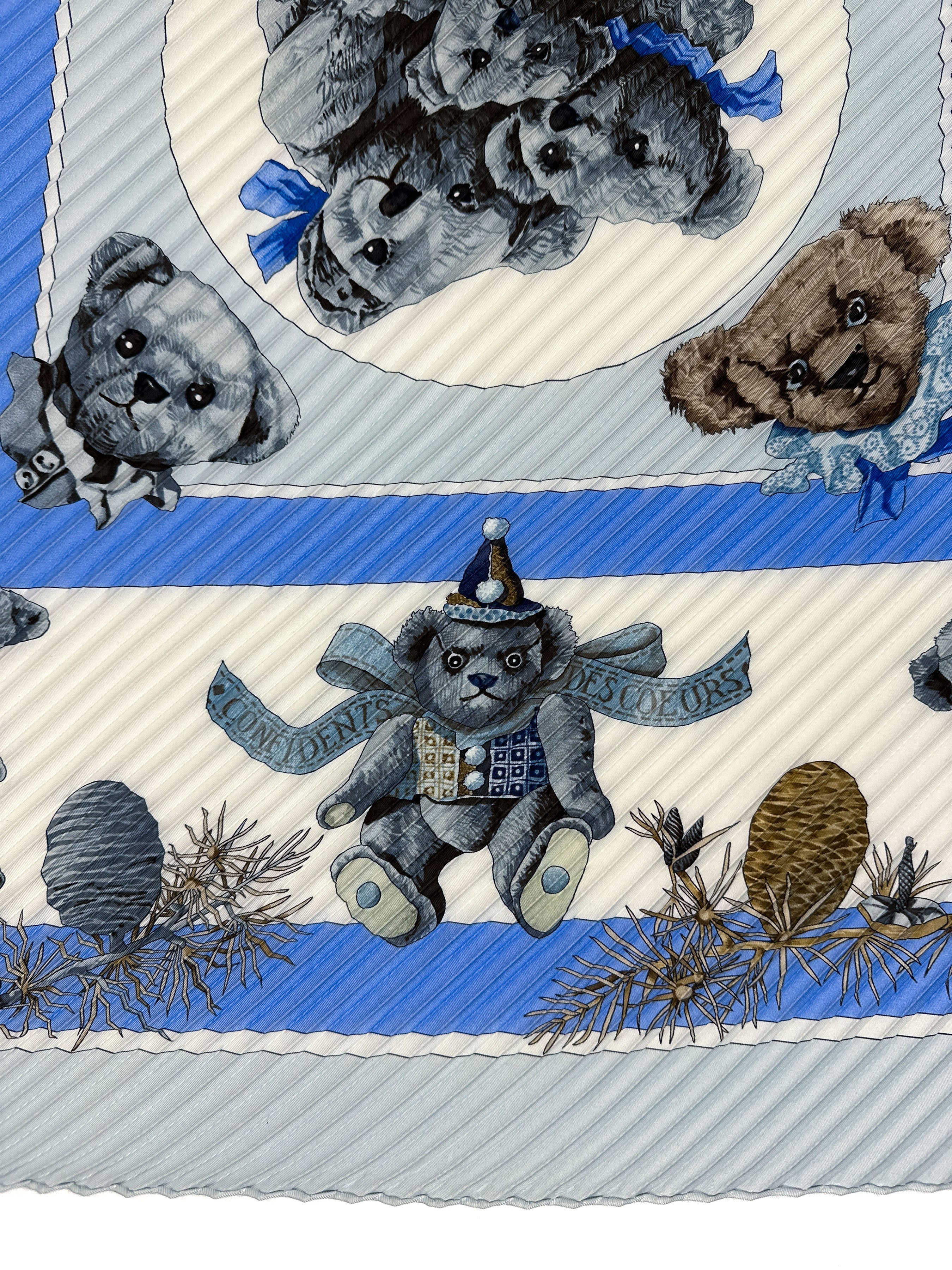 Hermès Confidents des Cœurs Plissé 90