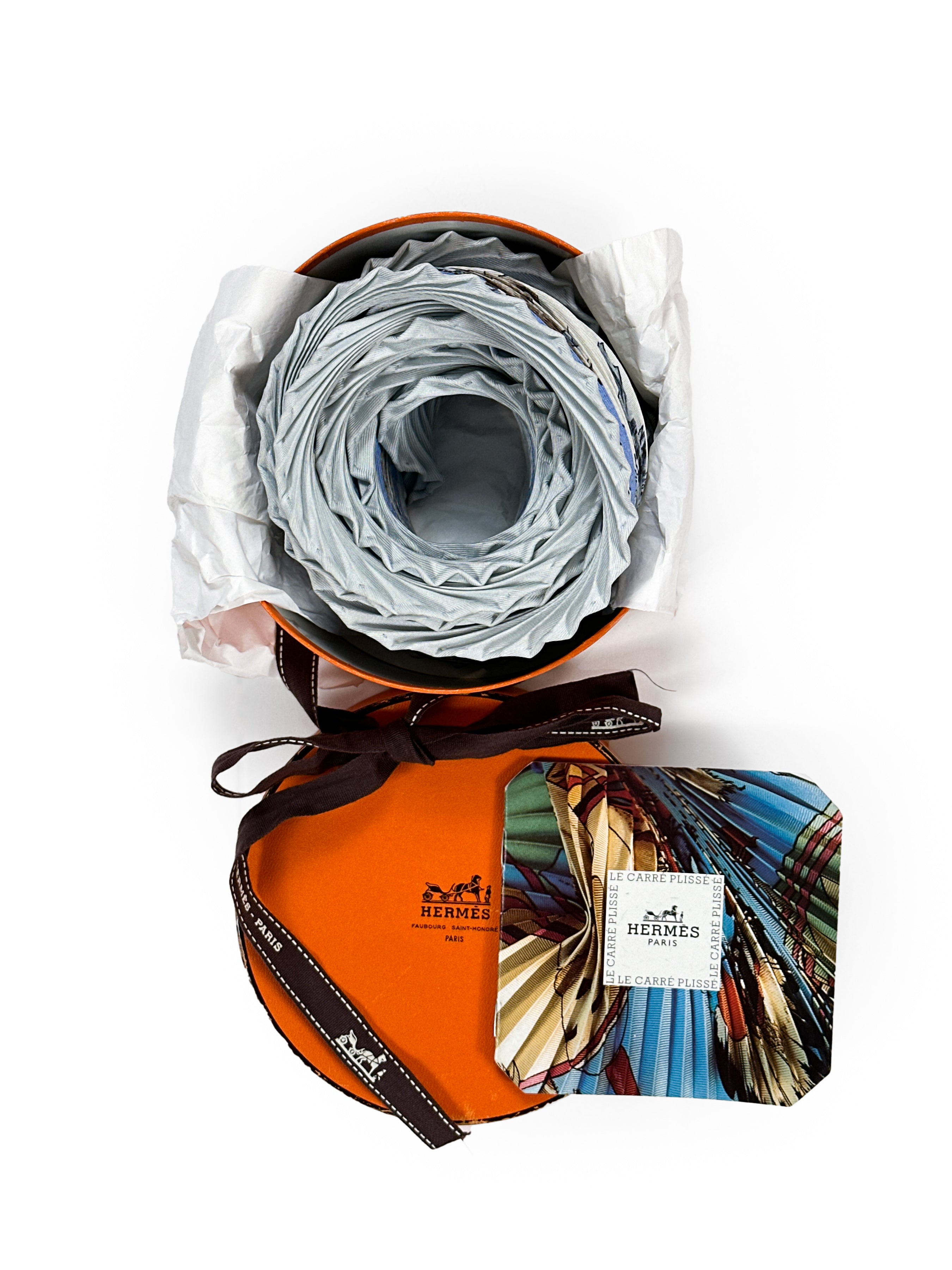 Hermès Confidents des Cœurs Plissé 90