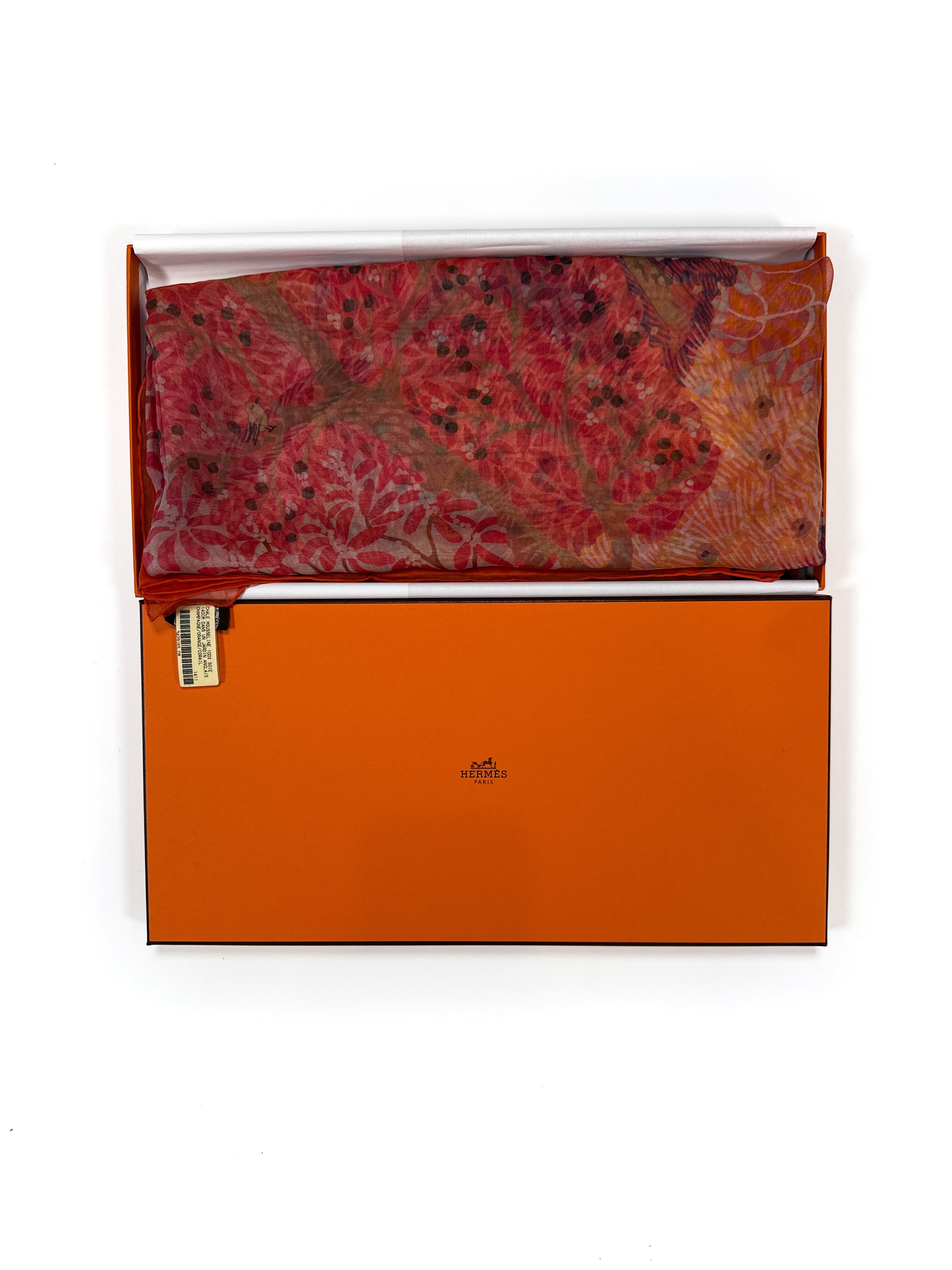 Hermès Dans un Jardin Anglais Mousseline 140