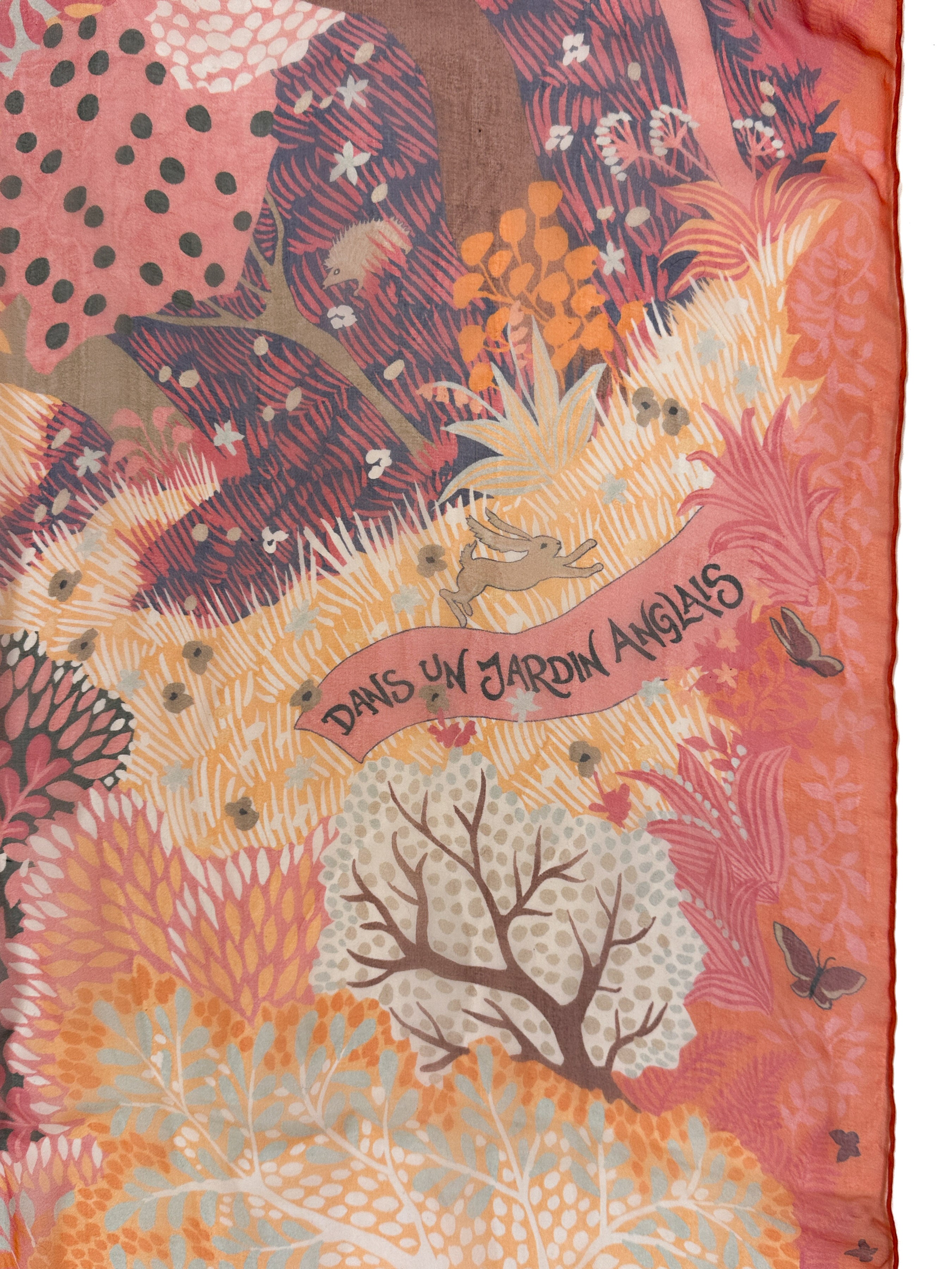 Hermès Dans un Jardin Anglais Mousseline 140
