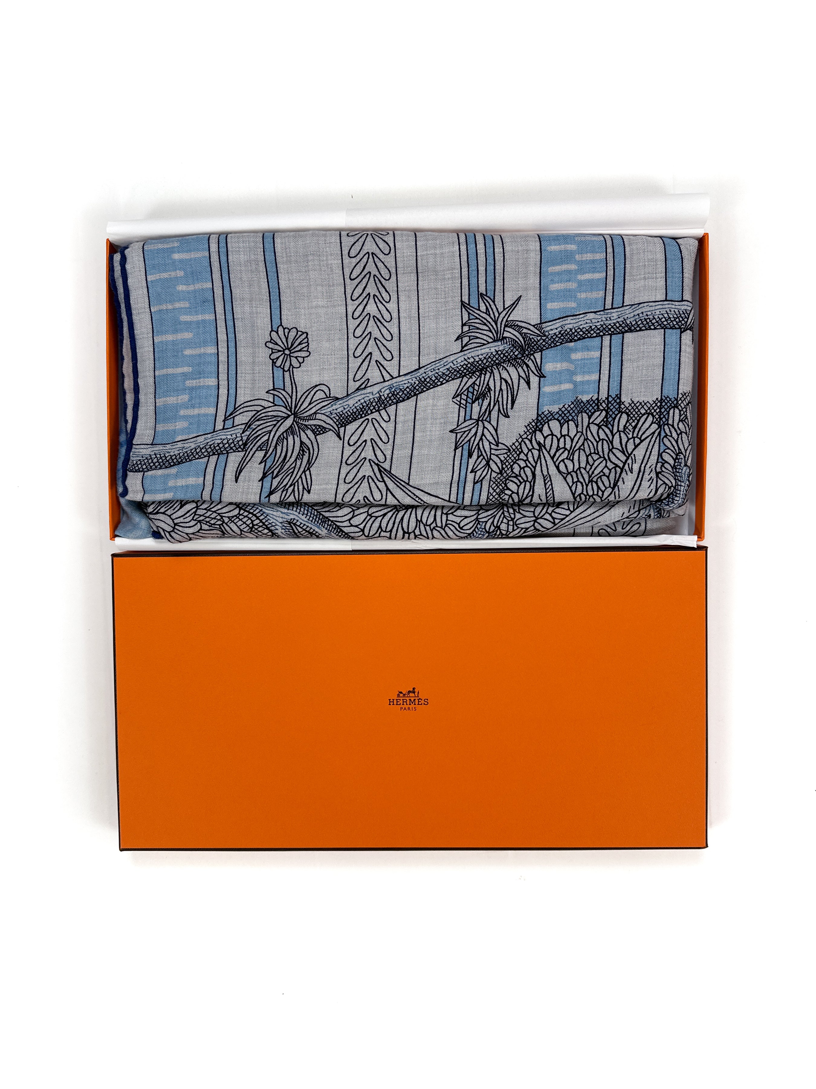 Hermès Acte III, Scène I, La Clairiere Cashmere Silk 140