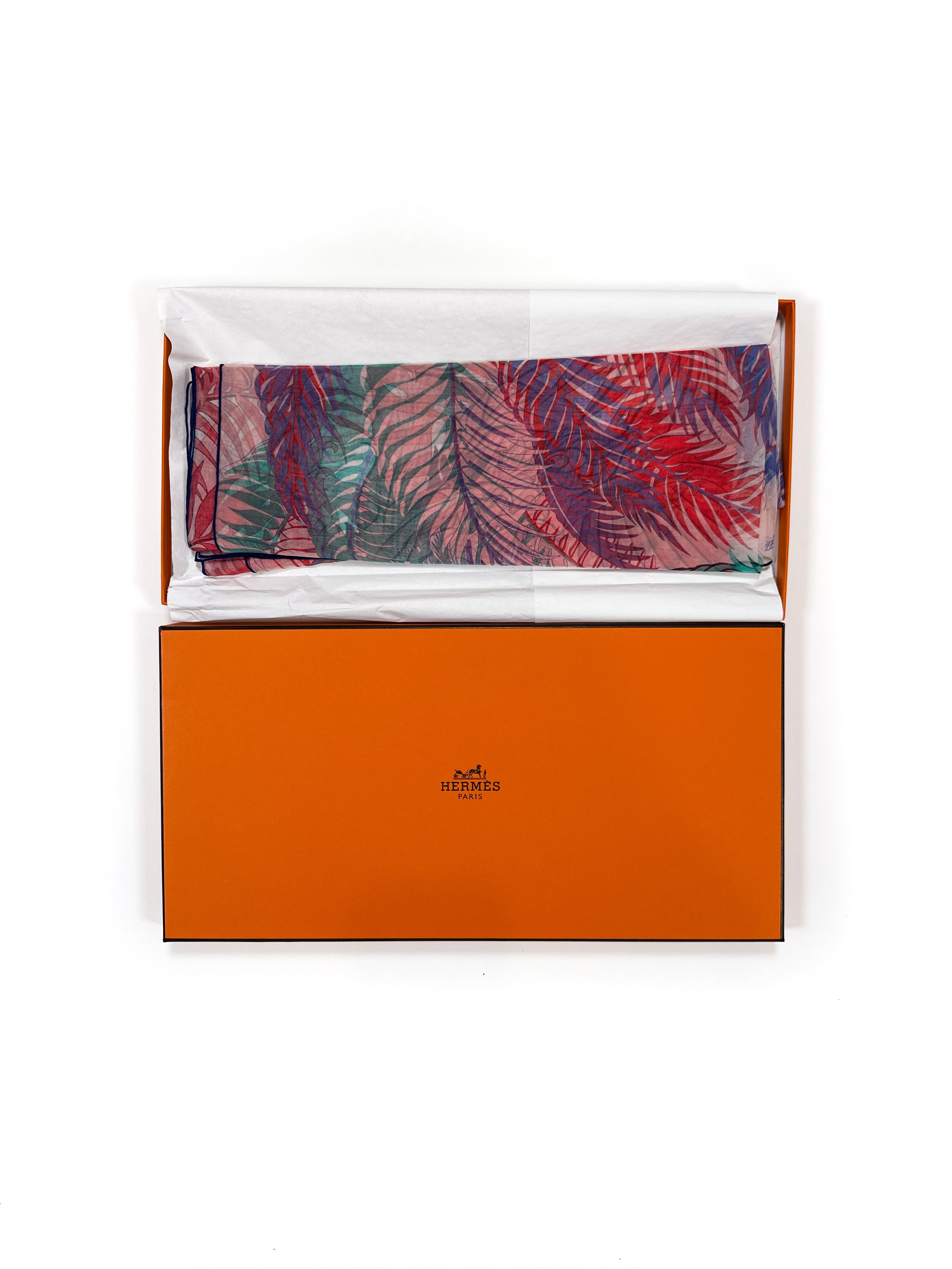 Hermès Mythiques Phoenix Mousseline Shawl