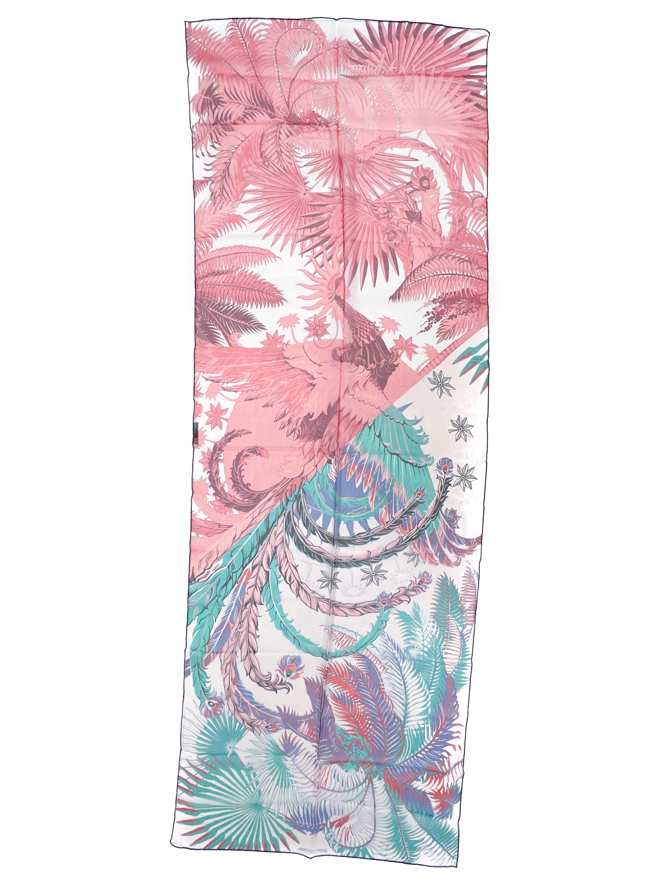 Hermès Mythiques Phoenix Mousseline Shawl
