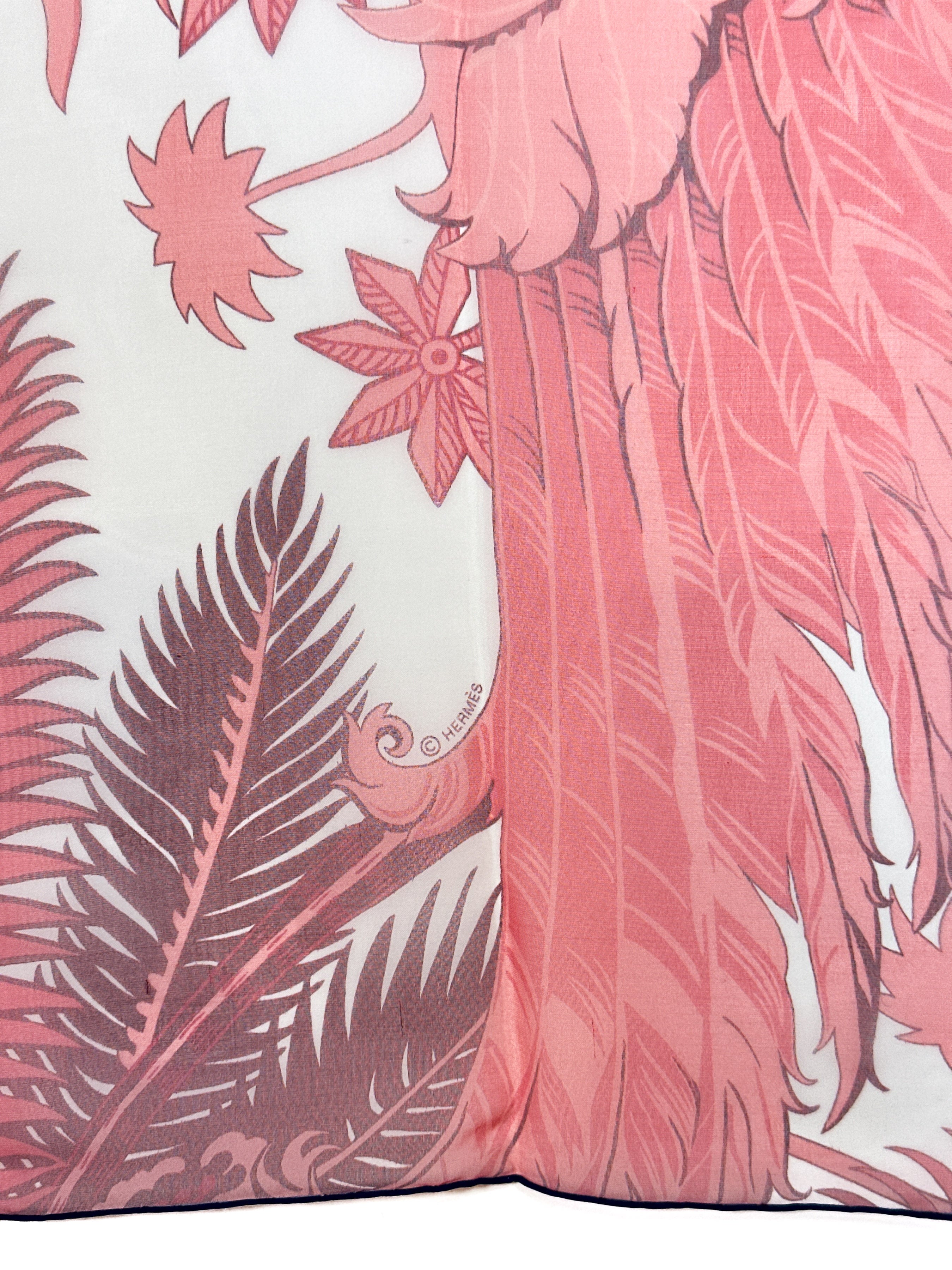 Hermès Mythiques Phoenix Mousseline Shawl