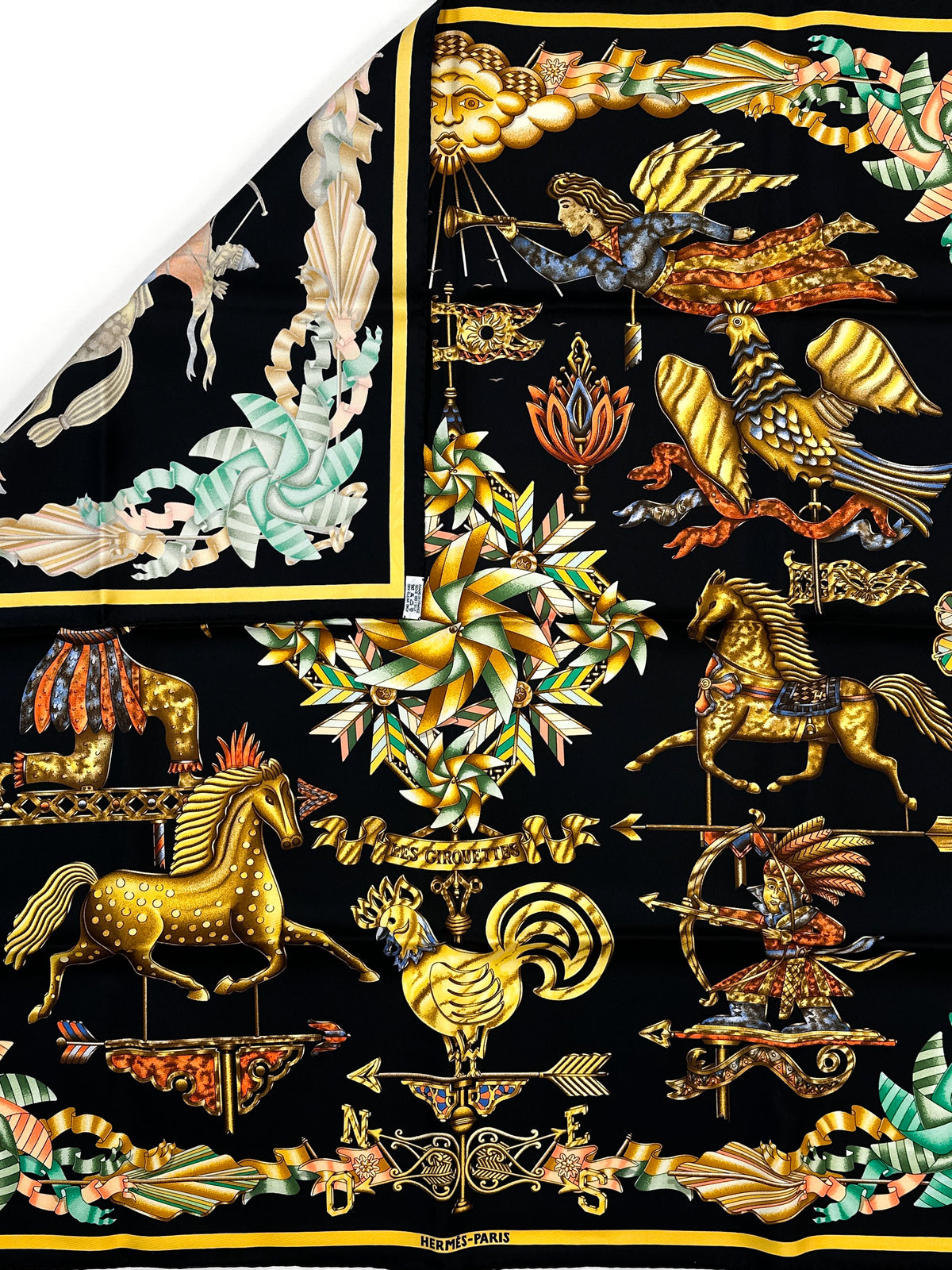 Hermès Les Girouettes 90