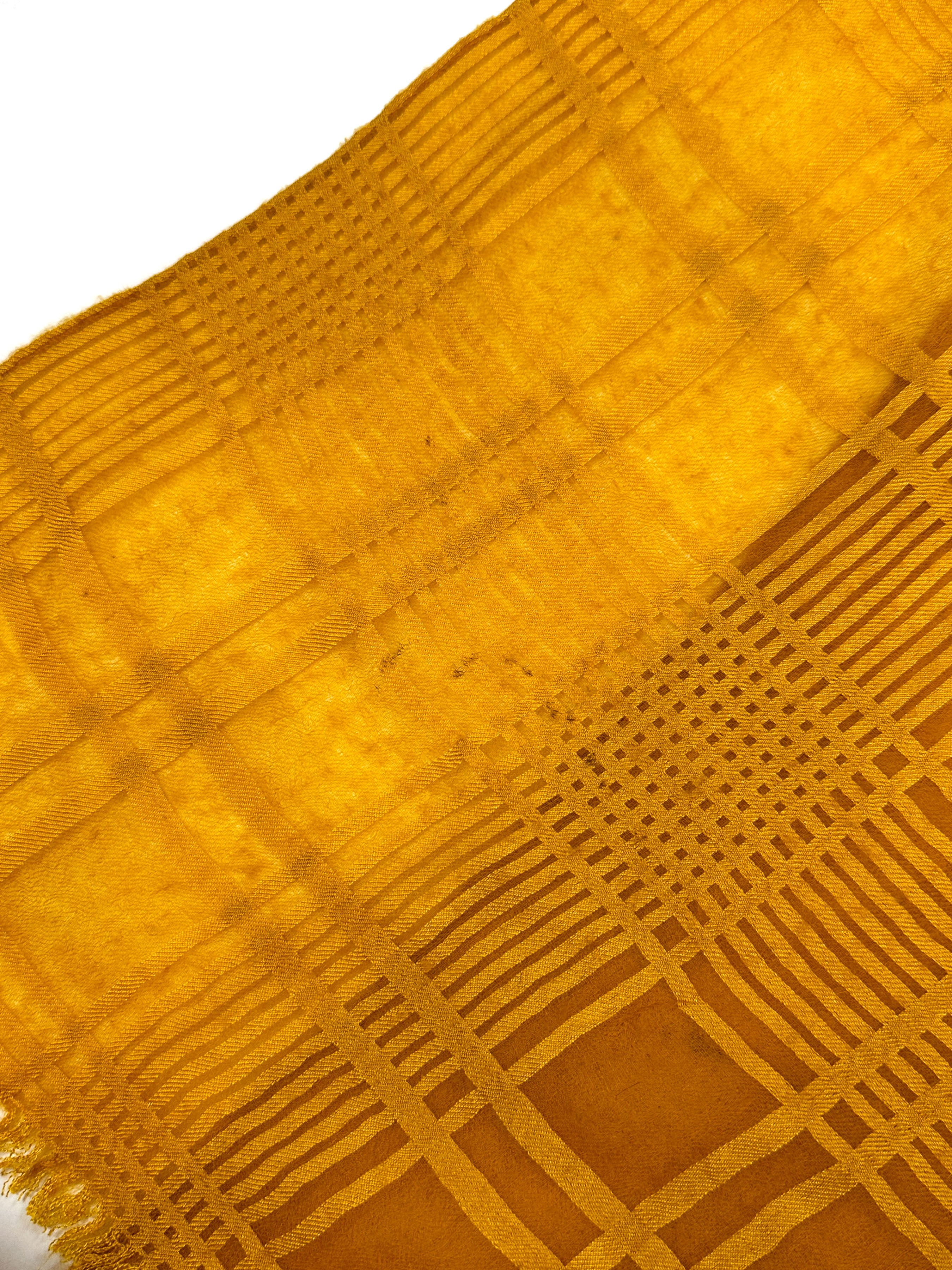 Hermès Voile de Carreaux Cashmere Silk Shawl