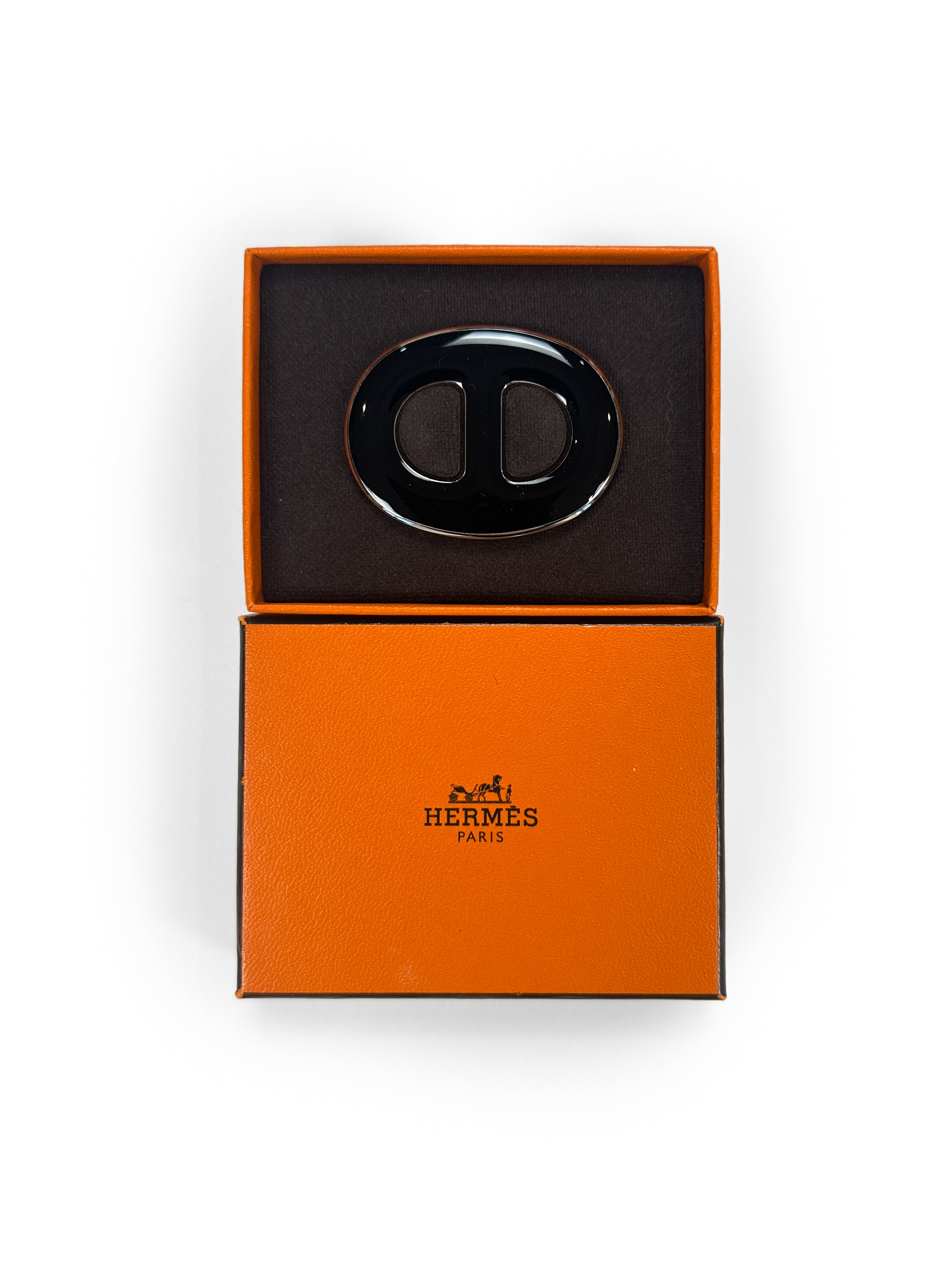 Hermès Chaine d'Ancre 70 Enamel Scarf Ring