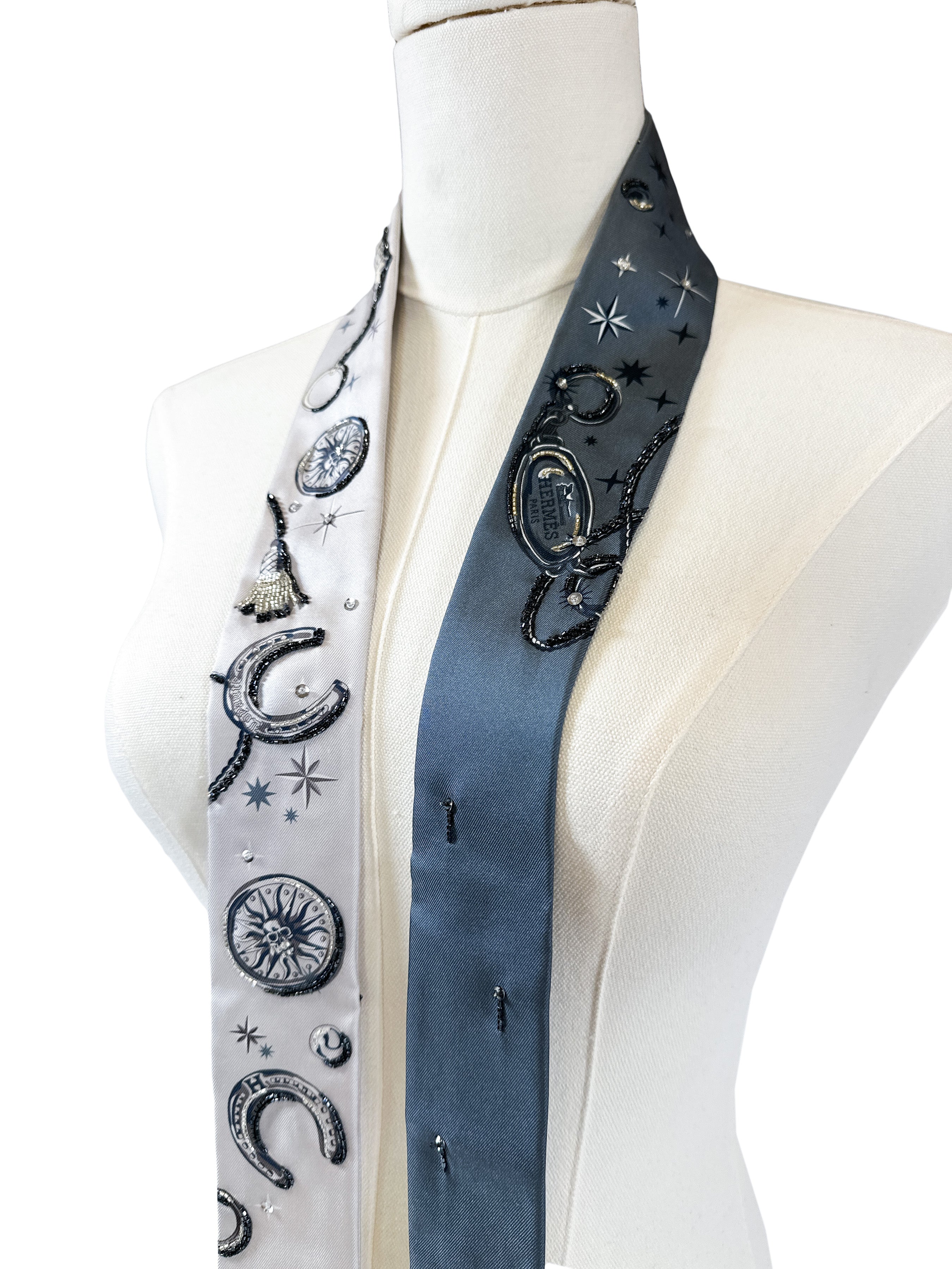 Hermès C'est La Fête Beaded Exceptional Ribbon