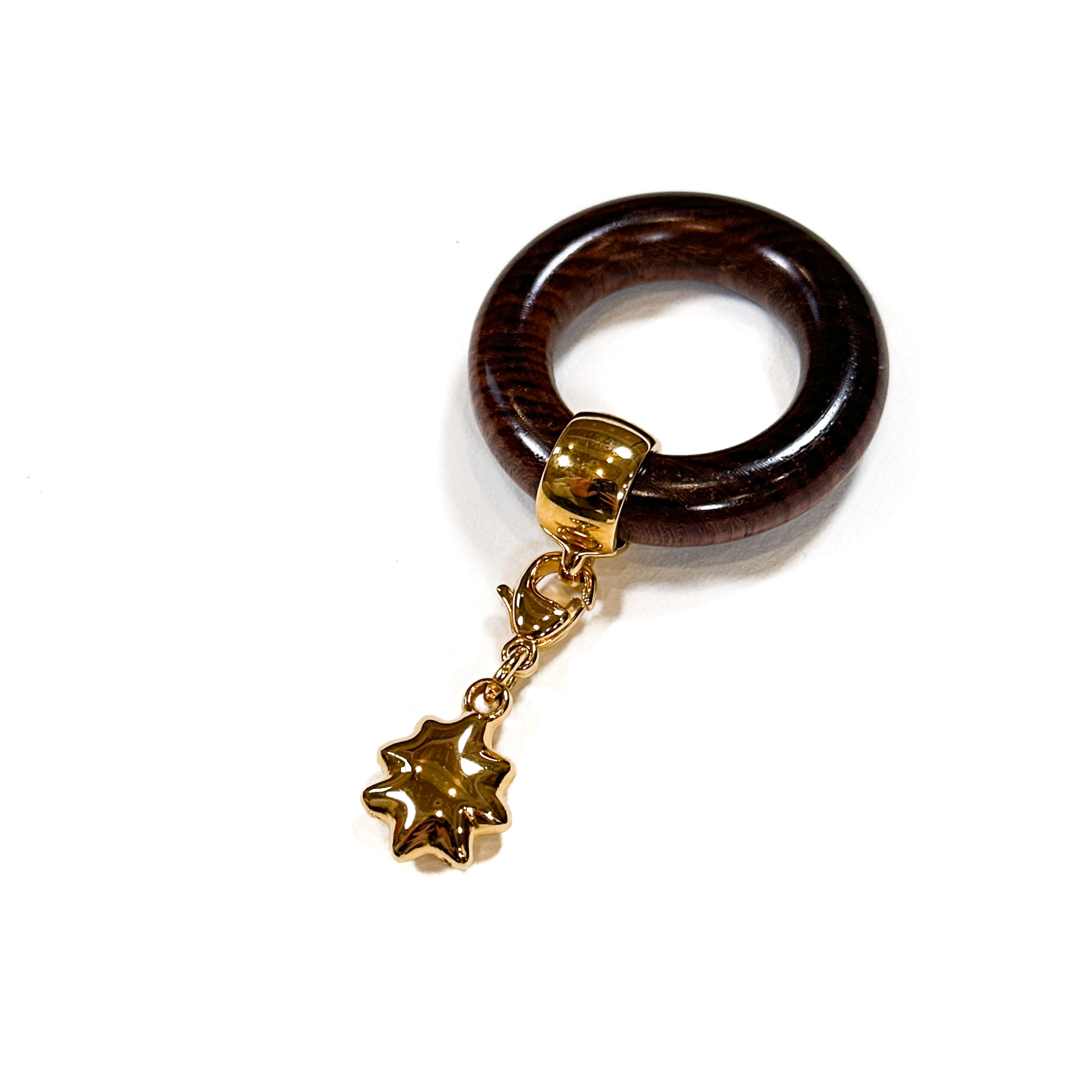 Hermès Wooden Scarf Ring