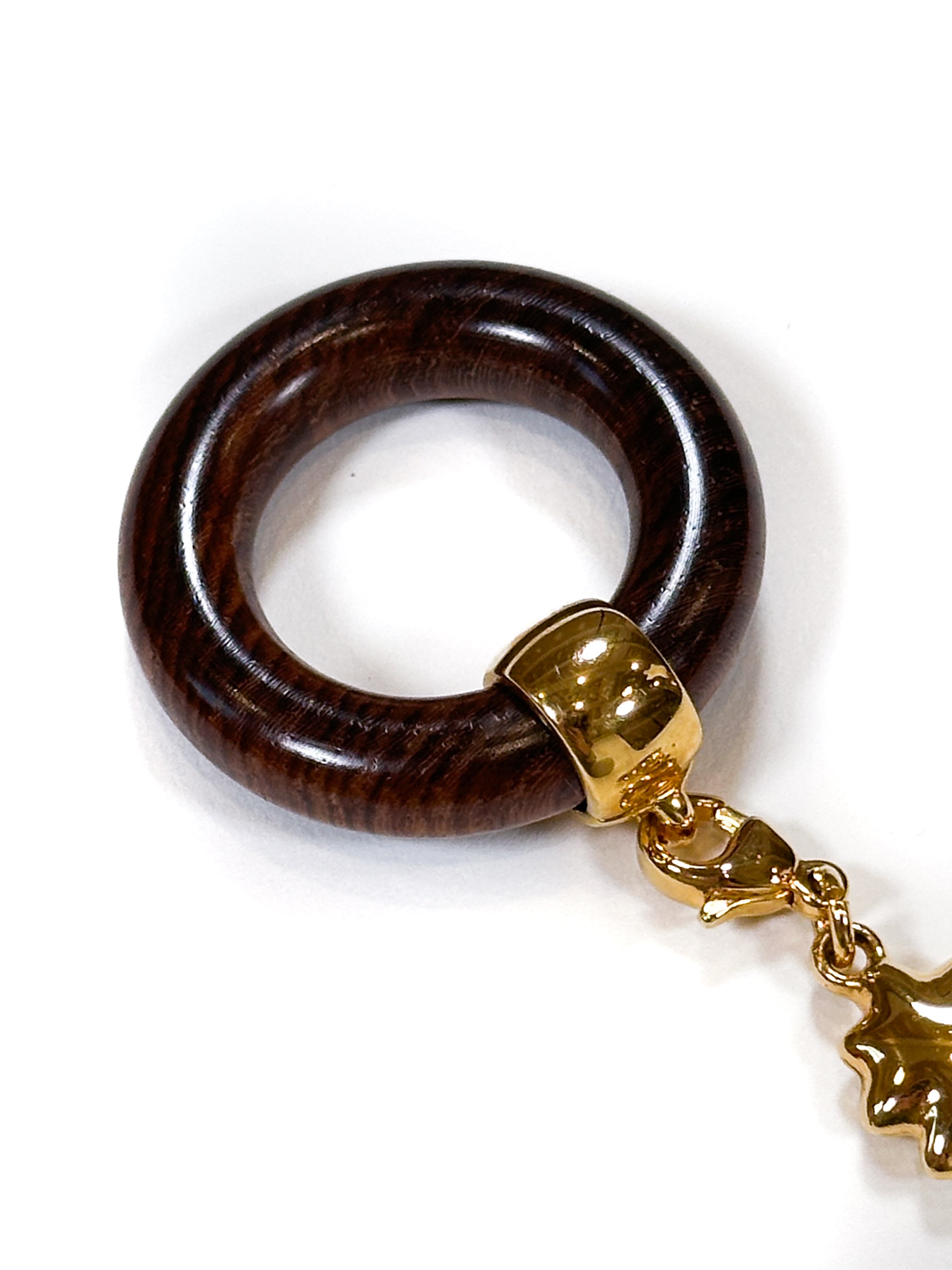 Hermès Wooden Scarf Ring