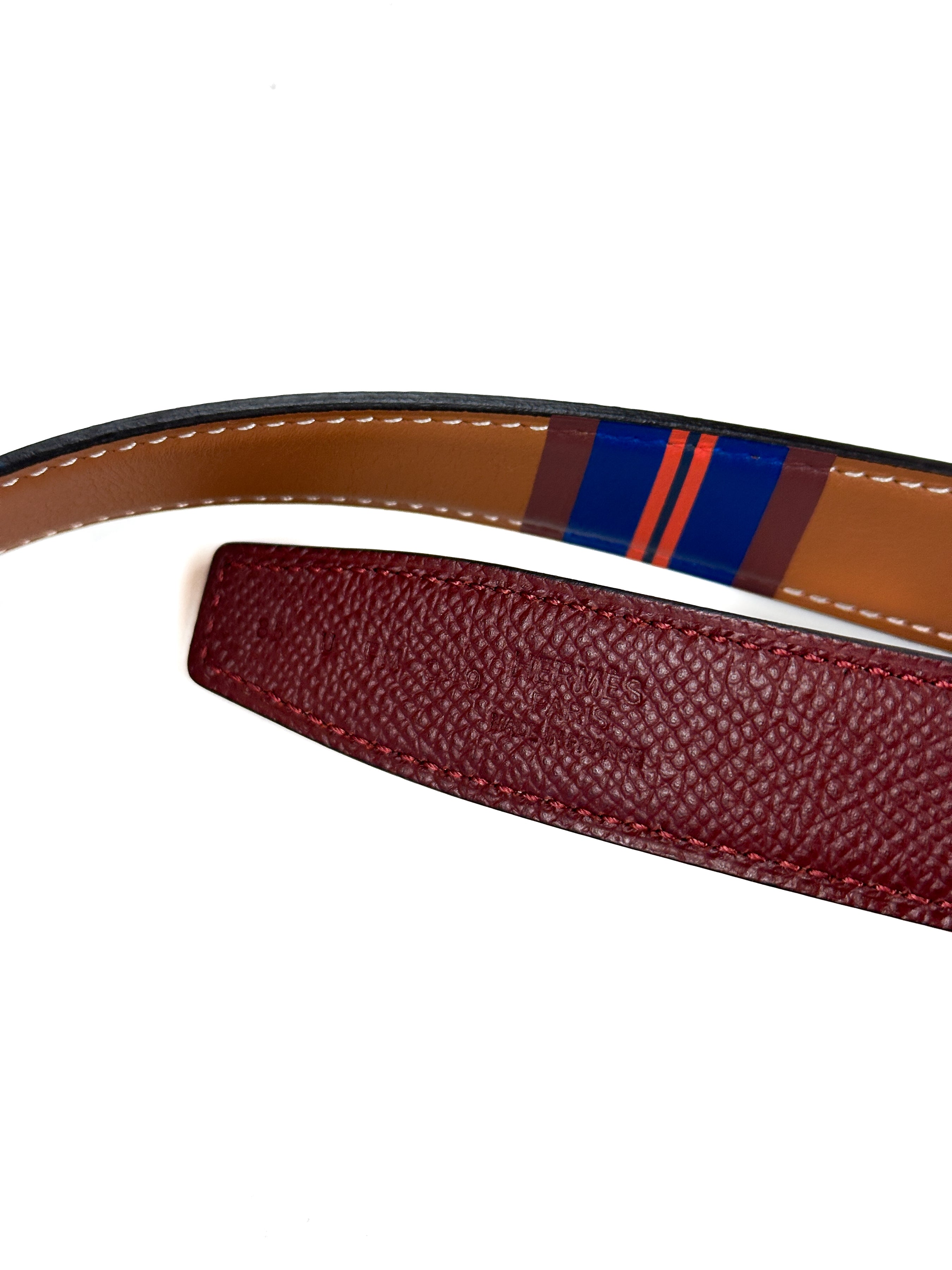 Hermès Gamma Buckle Reversible Belt 85